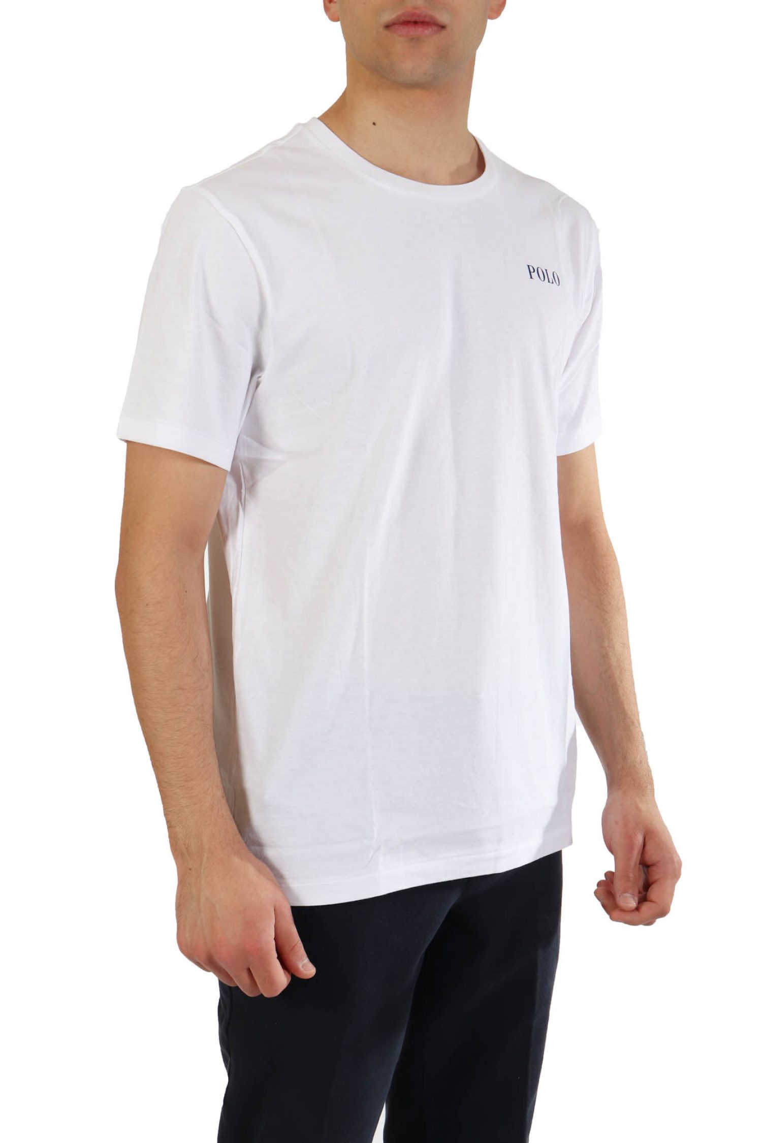 RALPH LAUREN T-SHIRT UNDERWEAR LOGO ΛΕΥΚΟ
