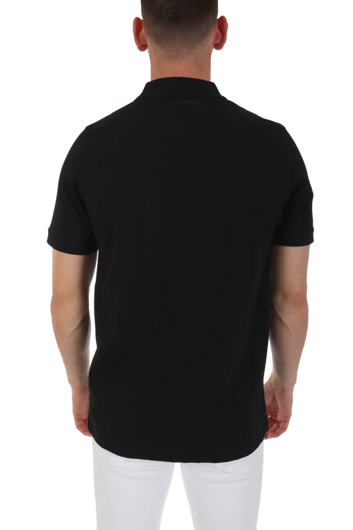 KARL LAGERFELD POLO LOGO ΜΑΥΡΟ φωτογραφία