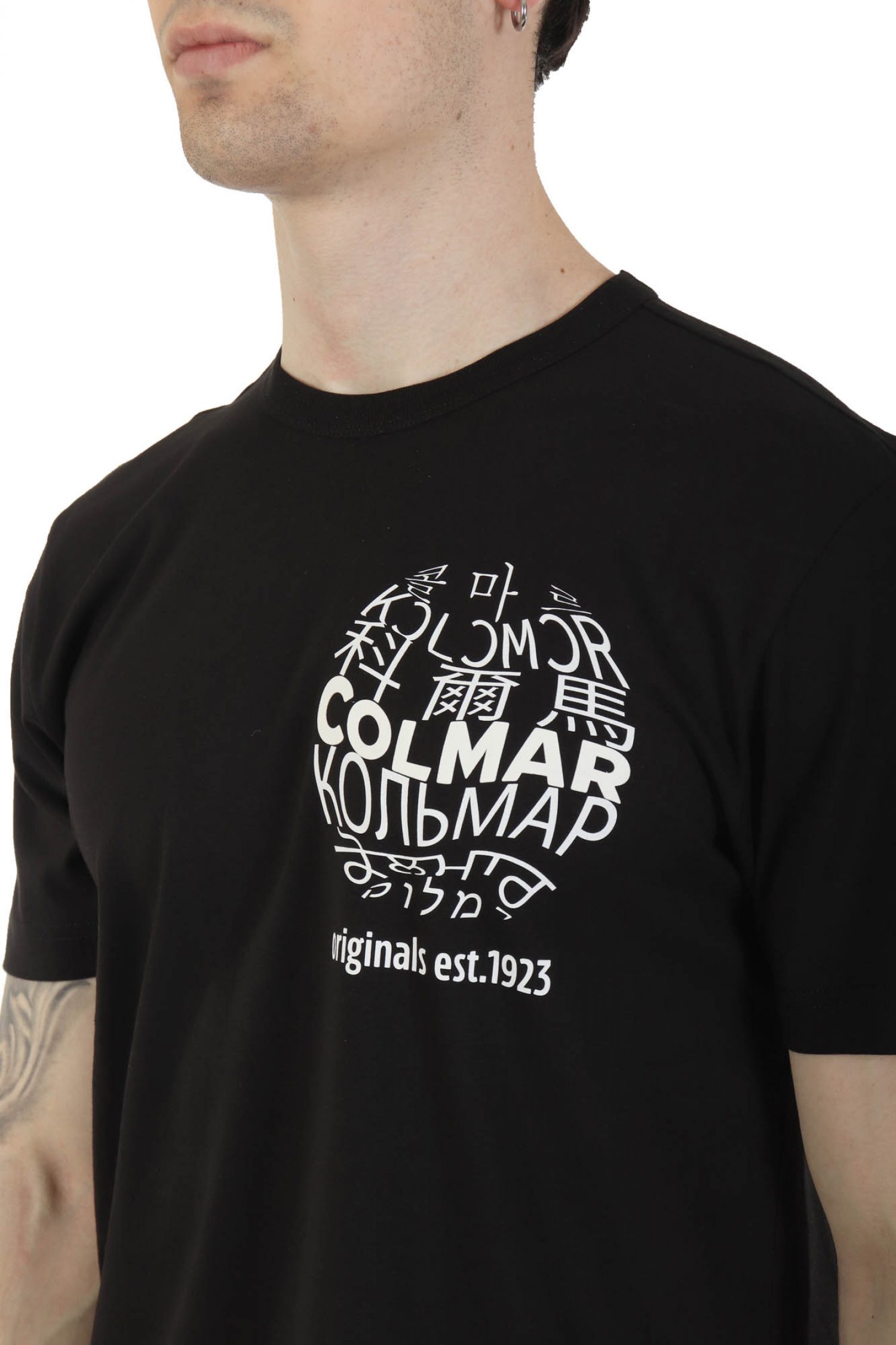 COLMAR T-SHIRT FRIDA LOGO ΜΑΥΡΟ φωτογραφία