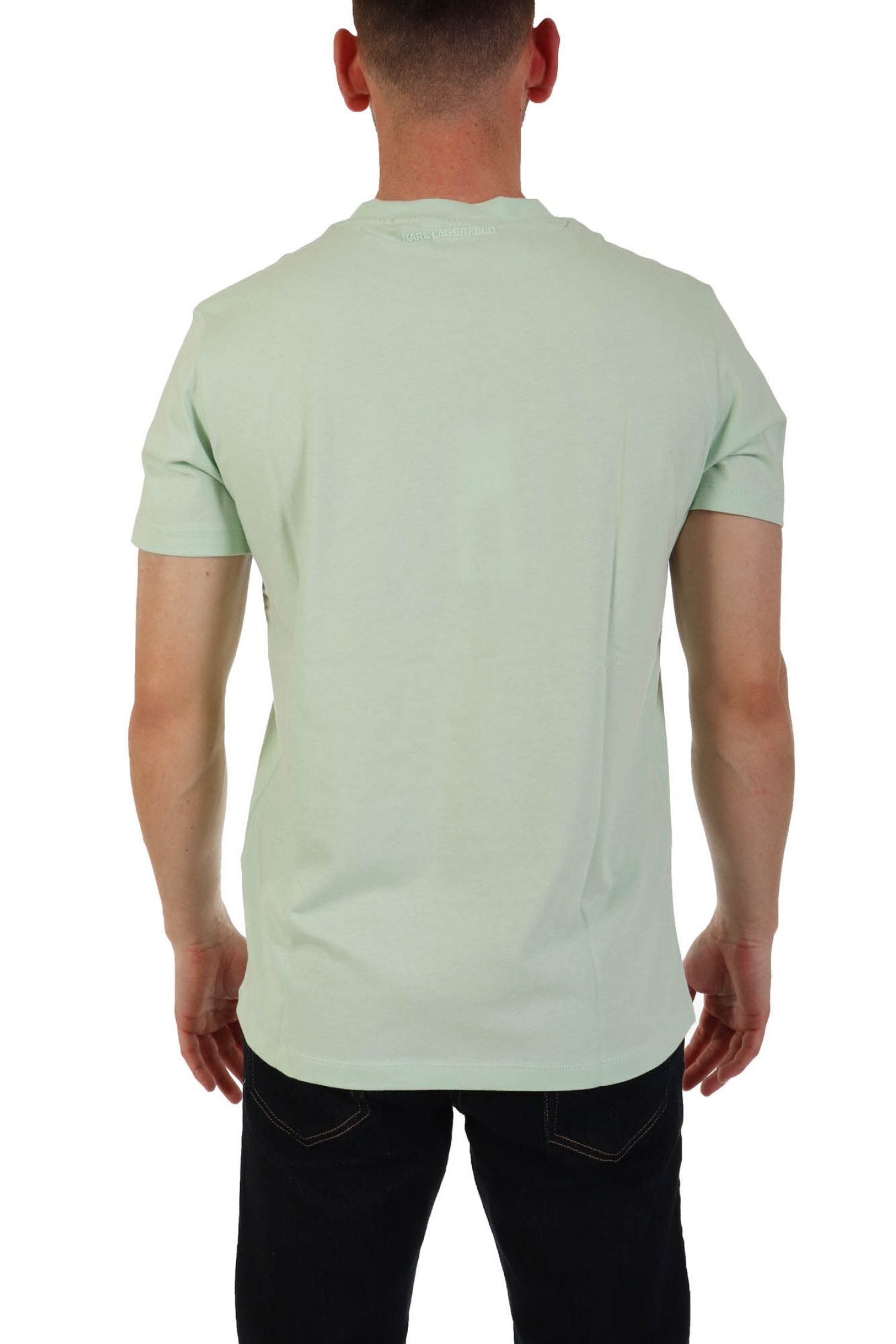 KARL LAGERFELD T-SHIRT CREW NECK LOGO ΦΥΣΤΙΚΙ