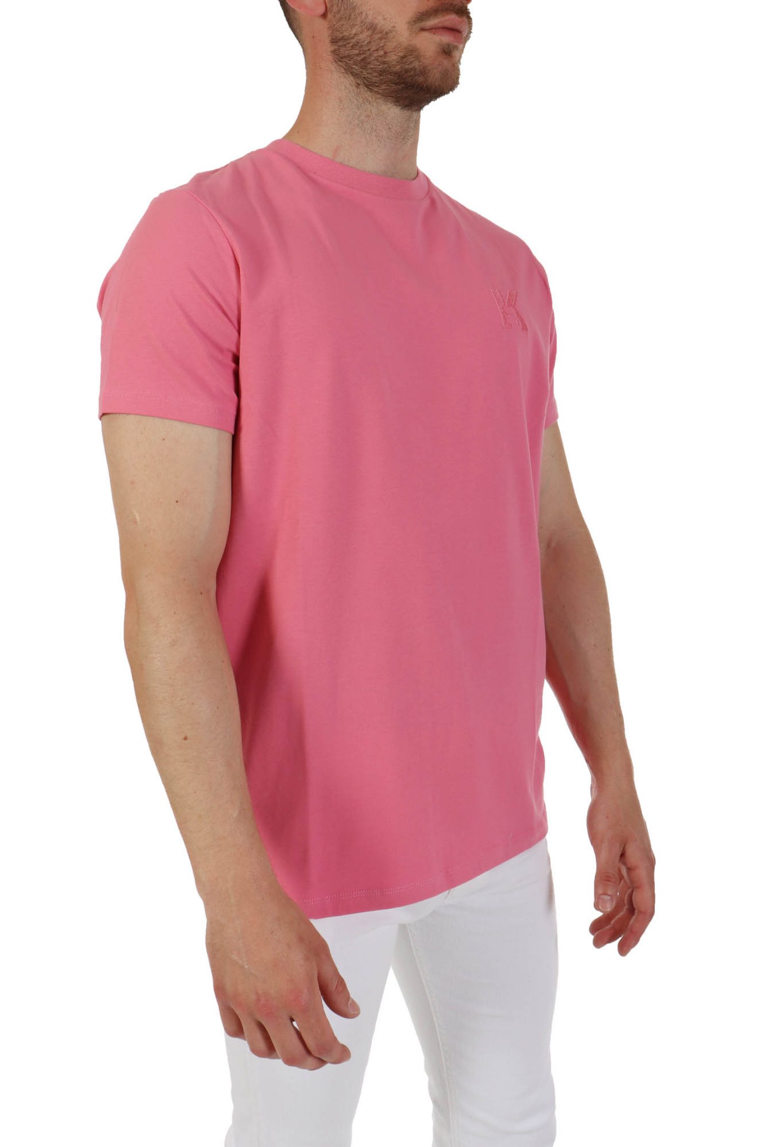 KARL LAGERFELD T-SHIRT LOGO ΡΟΖ φωτογραφία