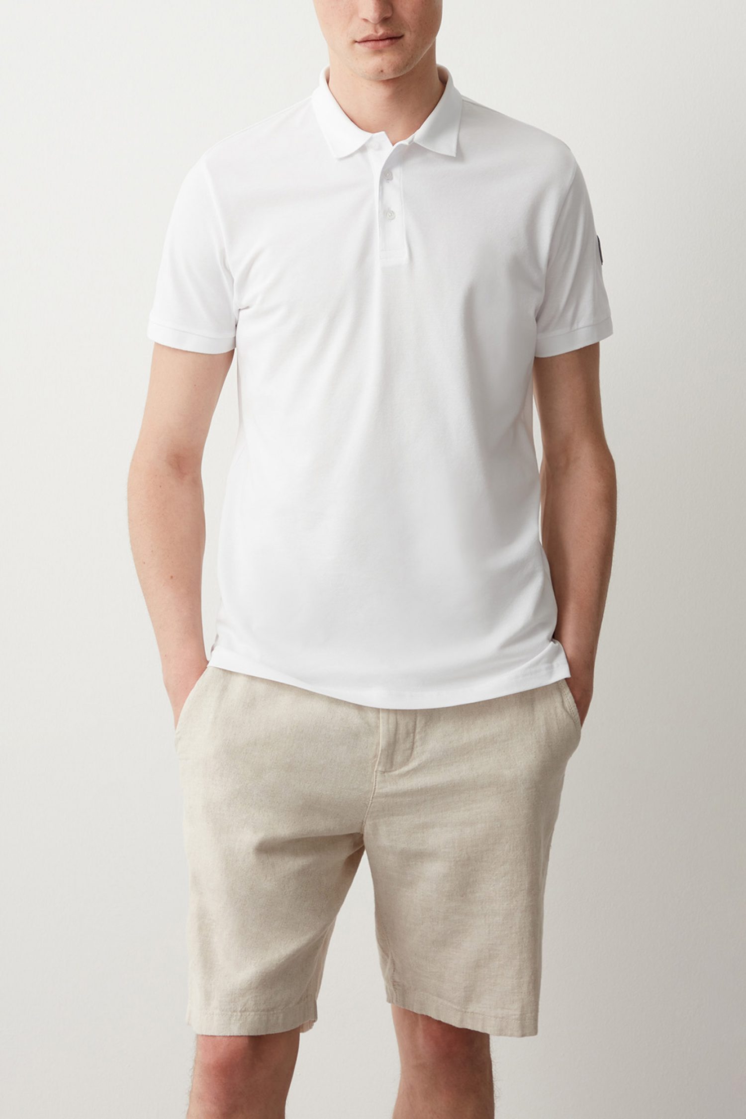 COLMAR POLO LOGO MONDAY ΛΕΥΚΟ φωτογραφία