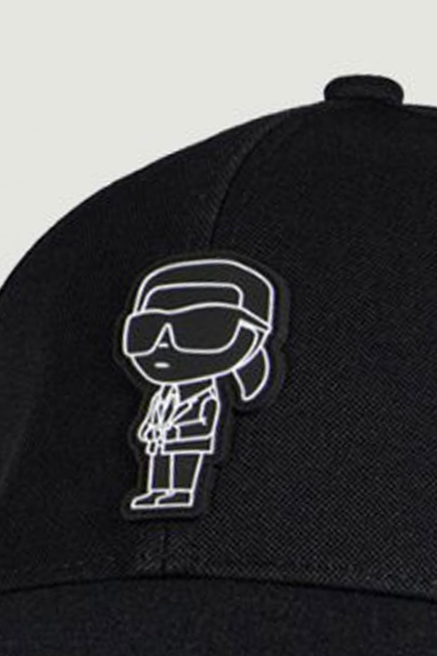 KARL LAGERFELD ΚΑΠΕΛΟ BASECAP LOGO ΜΑΥΡΟ φωτογραφία