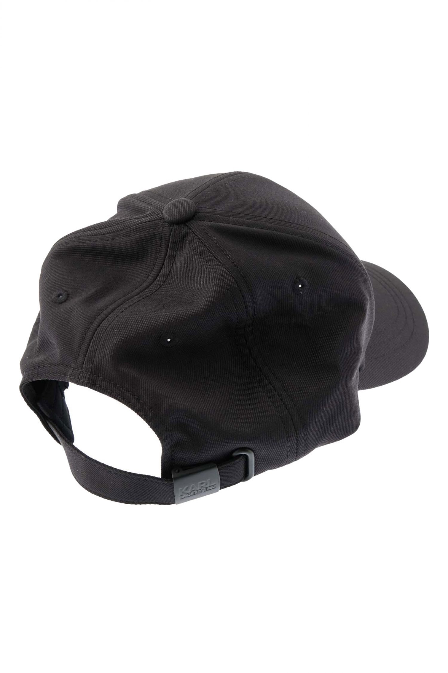 KARL LAGERFELD ΚΑΠΕΛΟ BASECAP GOLD LOGO ΜΑΥΡΟ φωτογραφία