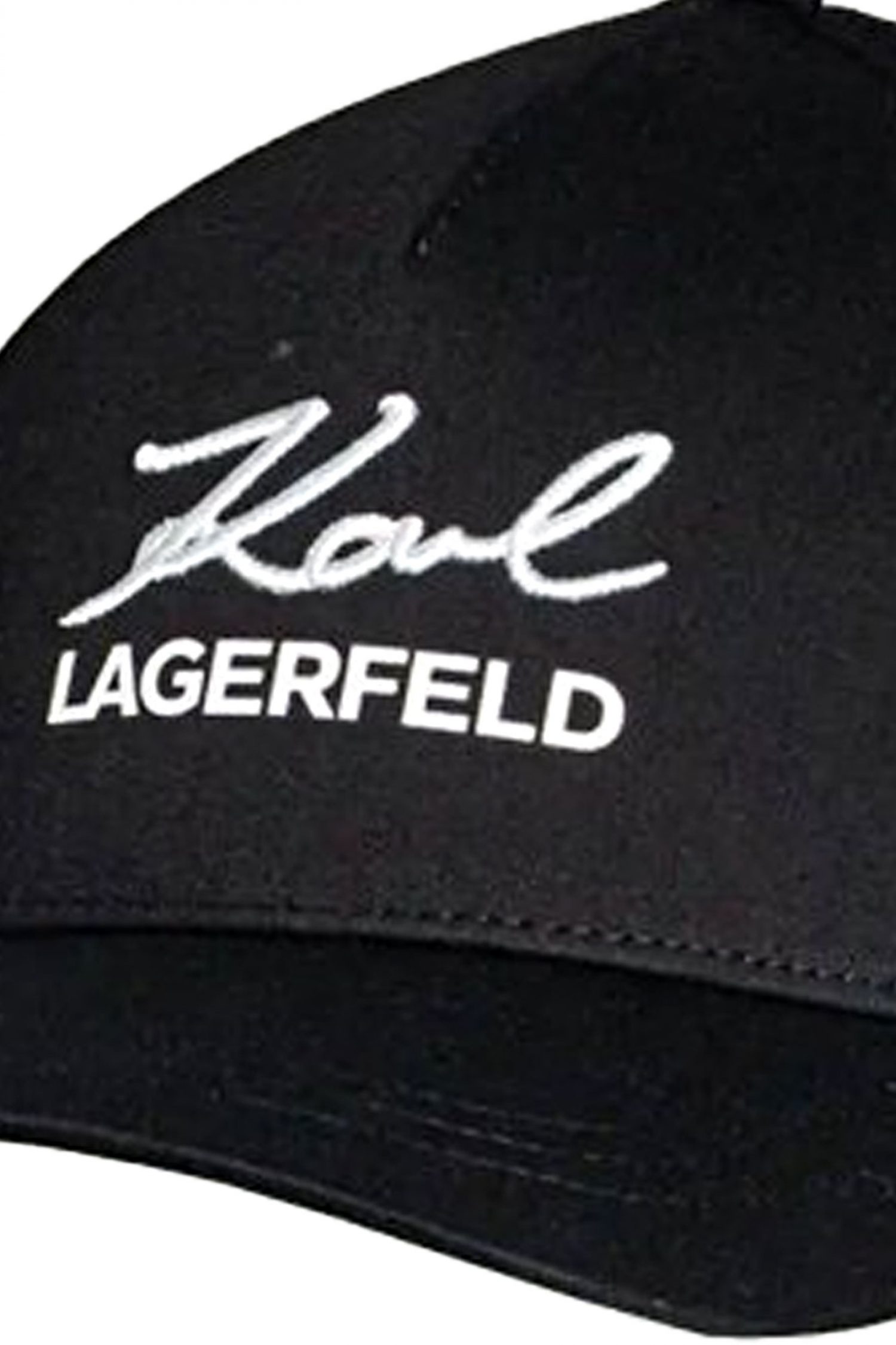 KARL LAGERFELD ΚΑΠΕΛΟ BASECAP LOGO ΜΑΥΡΟ φωτογραφία
