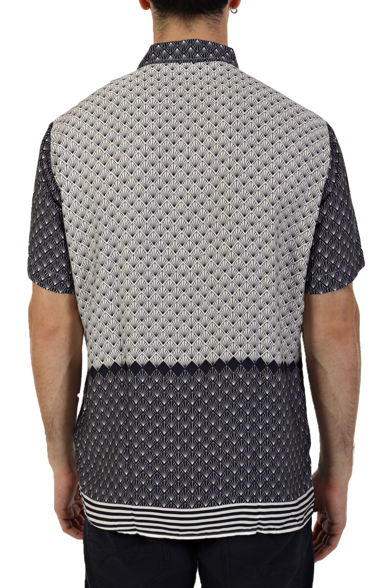 BALDESSARINI ΠΟΥΚΑΜΙΣΟ ΜΙΚΡΟΣΧΕΔΙΟ DEEP WELL MUSTER ΛΕΥΚΟ-ΜΠΛΕ φωτογραφία