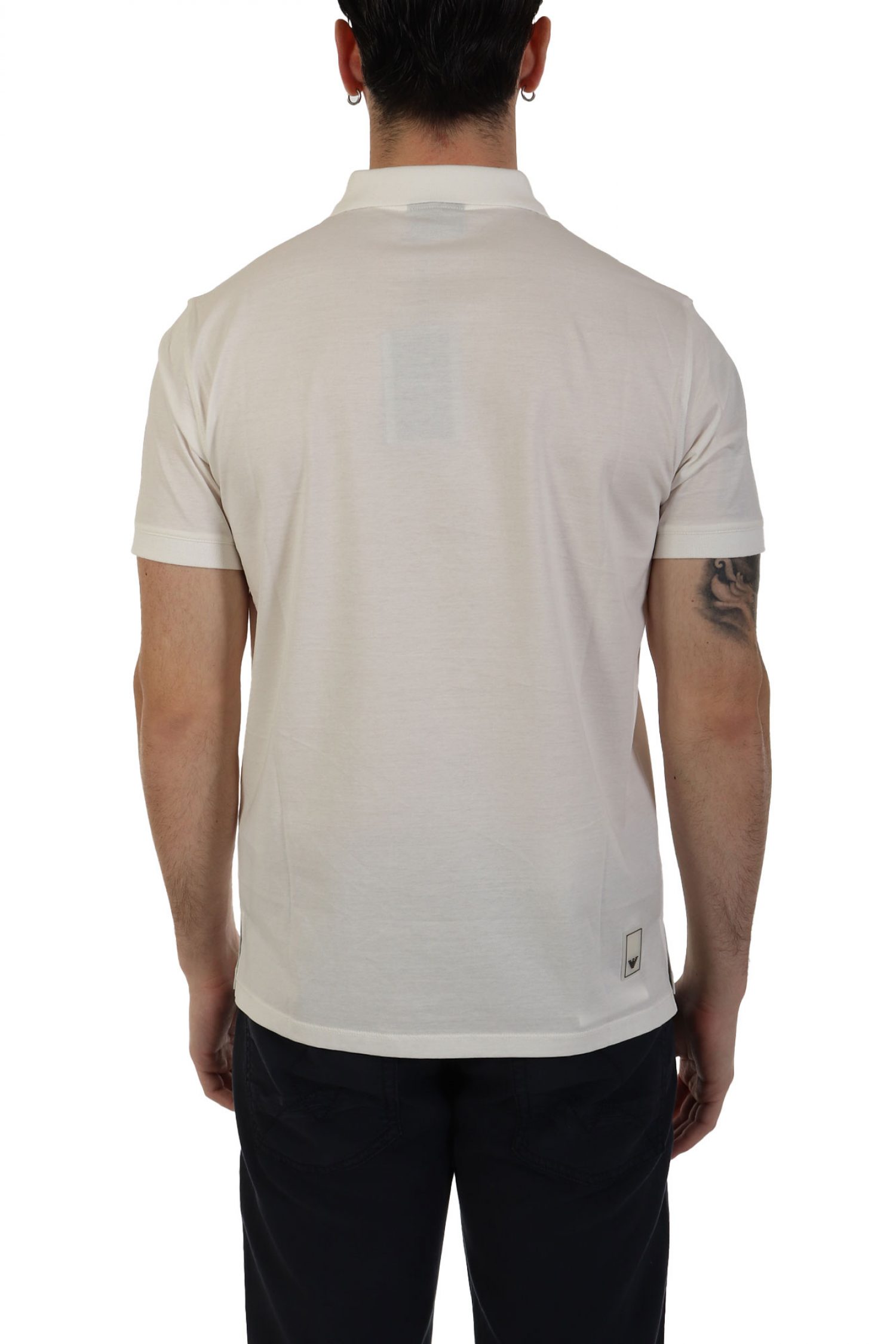 EMPORIO ARMANI POLO LOGO ΥΠΟΛΕΥΚΟ φωτογραφία