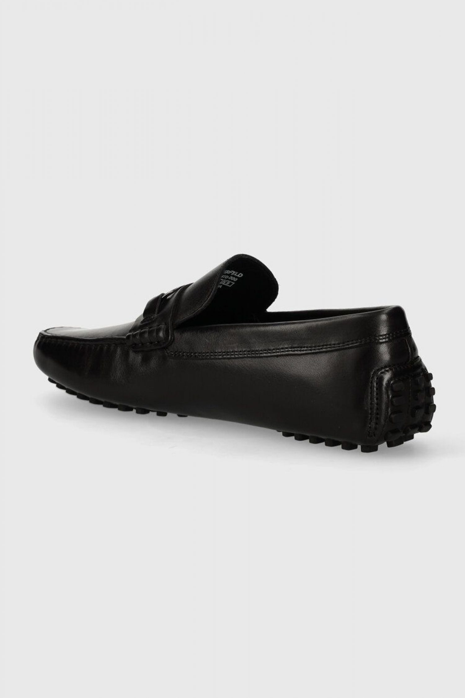 KARL LAGERFELD ΠΑΠΟΥΤΣΙΑ LOAFER BIT LOGO DRIVER ΜΑΥΡΟ