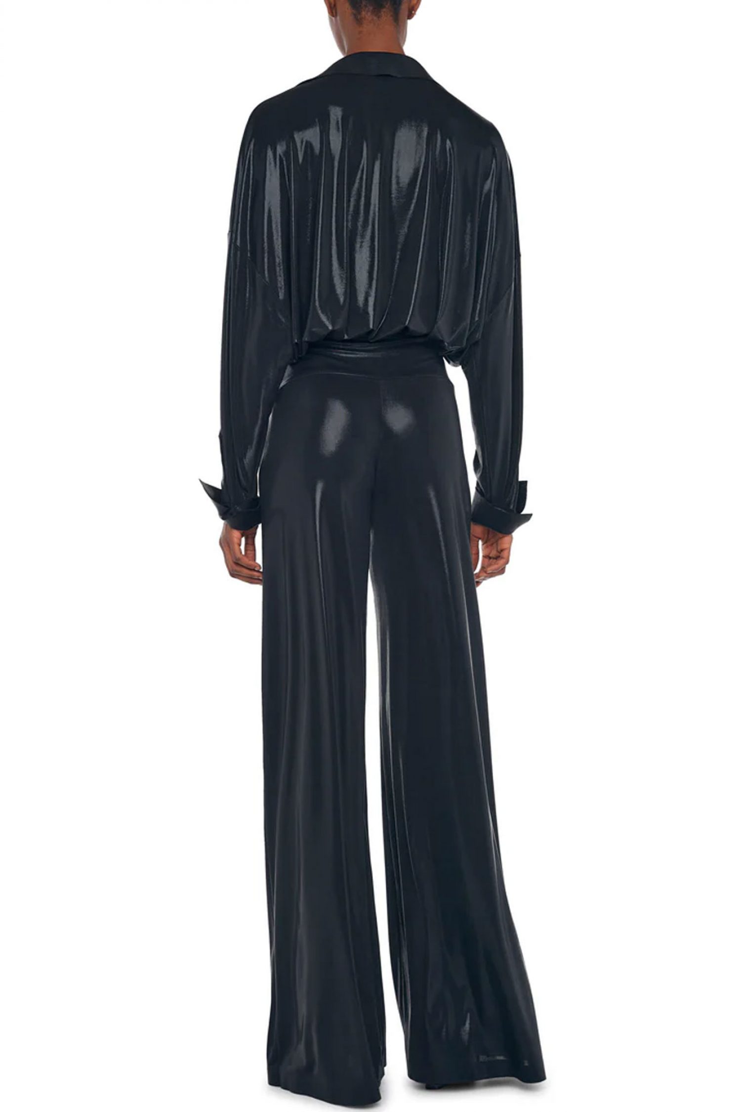 NORMA KAMALI ΠΑΝΤΕΛΟΝΑ ΜΕΤΑΛΛΙΖΕ ΜΑΥΡΟ