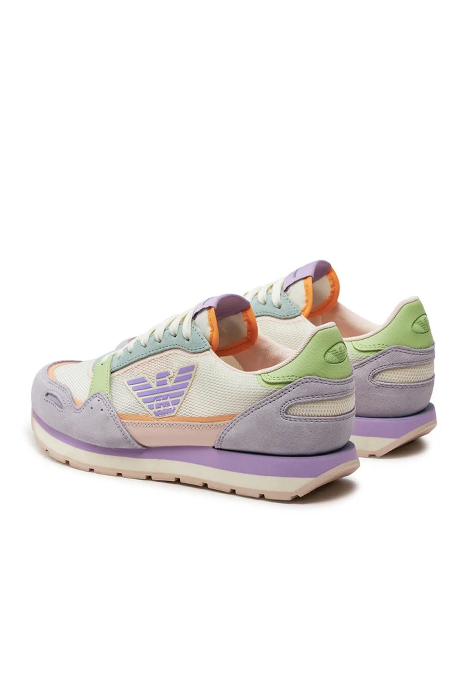 EMPORIO ARMANI ΠΑΠΟΥΤΣΙΑ SNEAKERS LOGO ΠΟΛΥΧΡΩΜΟ φωτογραφία