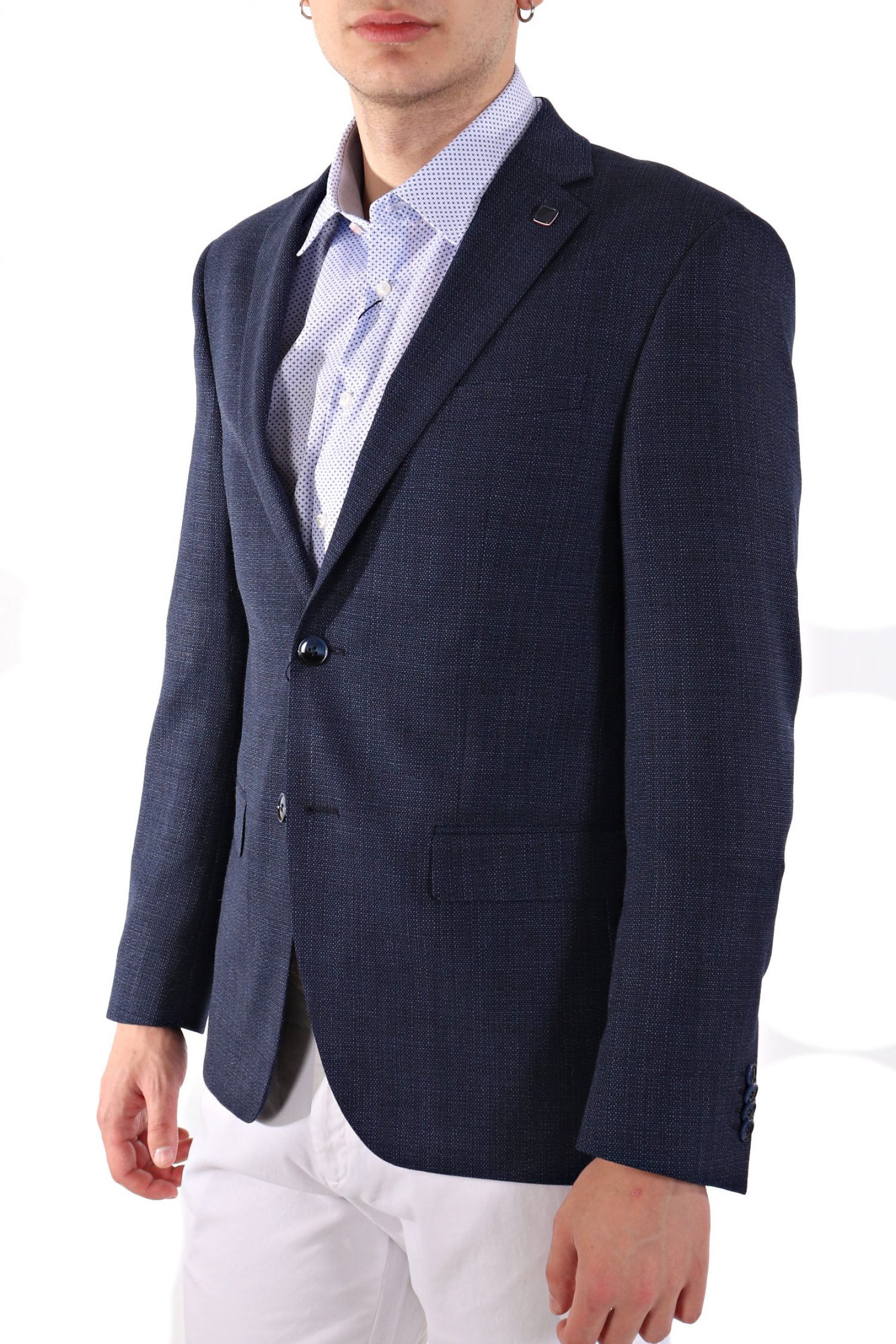 HECHTER ΣΑΚΑΚΙ ΔΙΚΟΥΜΠΟ MODERN FIT INDIGO ΜΠΛΕ