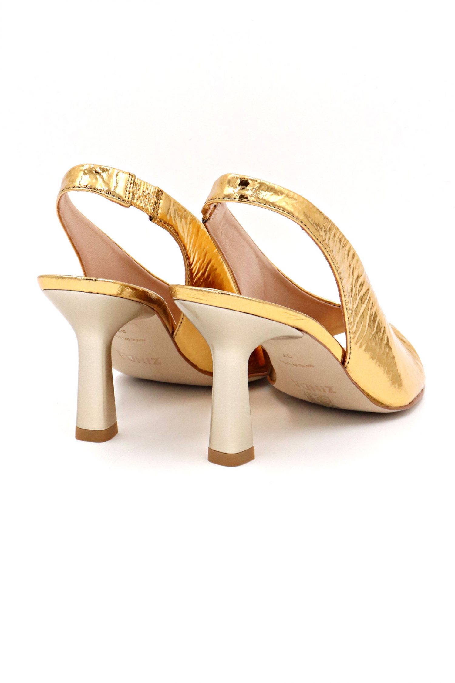 ZINDA ΠΑΠΟΥΤΣΙΑ ΠΕΔΙΛΑ ΚΙΤΡΙΝΟ ΧΡΥΣΟ