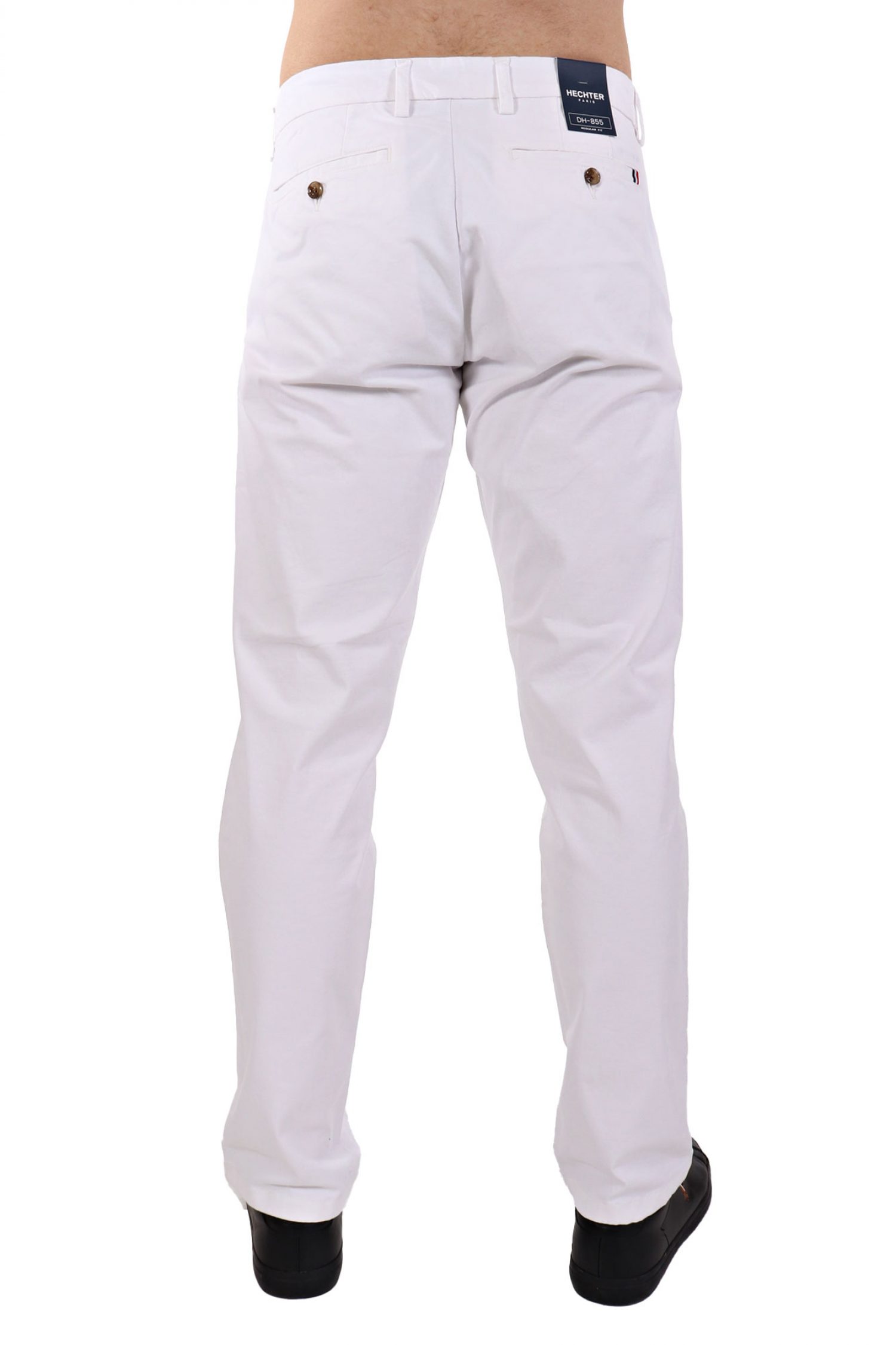 HECHTER ΠΑΝΤΕΛΟΝΙ CHINO REGULAR FIT ΛΕΥΚΟ