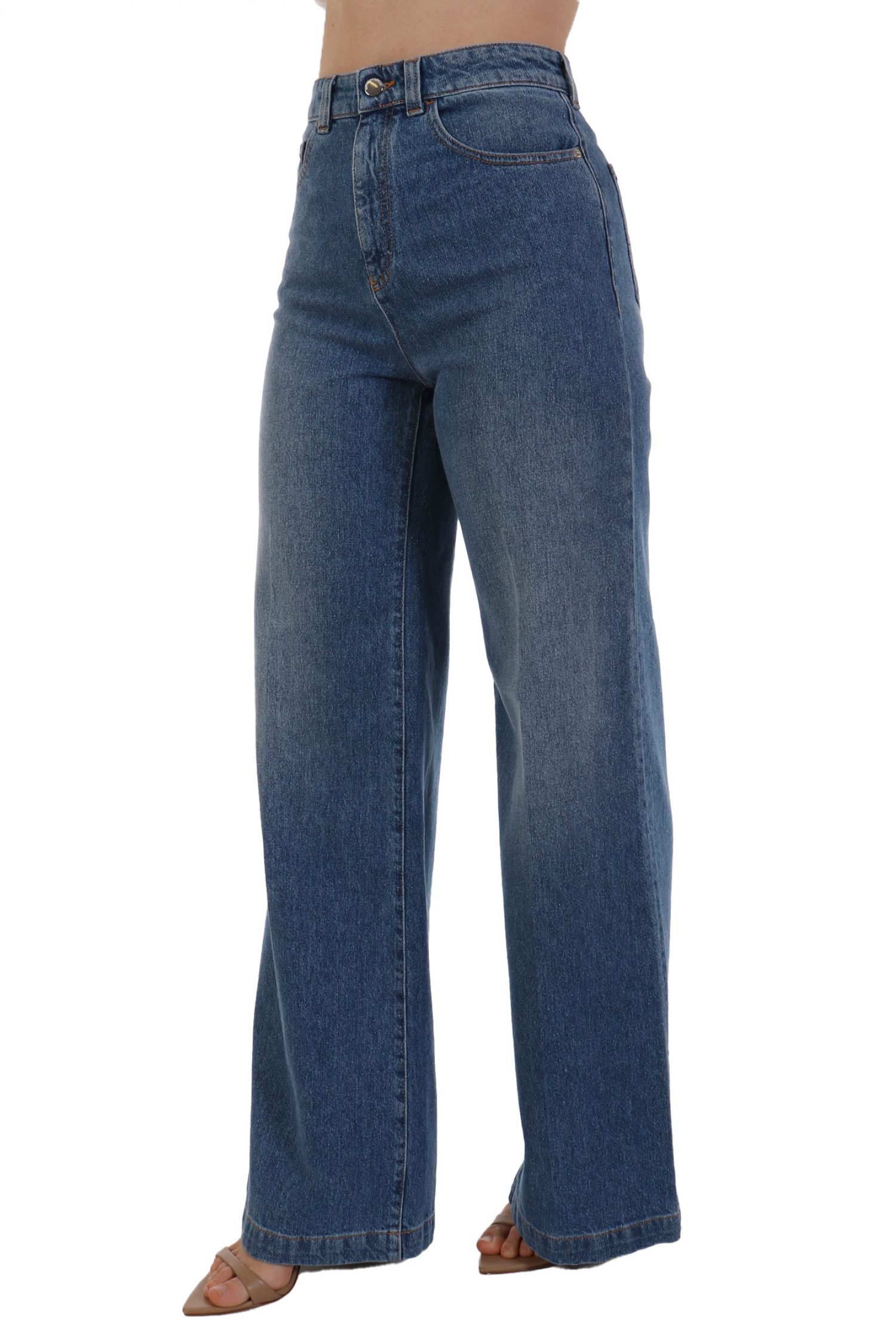 EMPORIO ARMANI ΠΑΝΤΕΛΟΝΙ JEANS REGULAR FIT LOGO ΤΣΕΠΗ ΜΠΛΕ