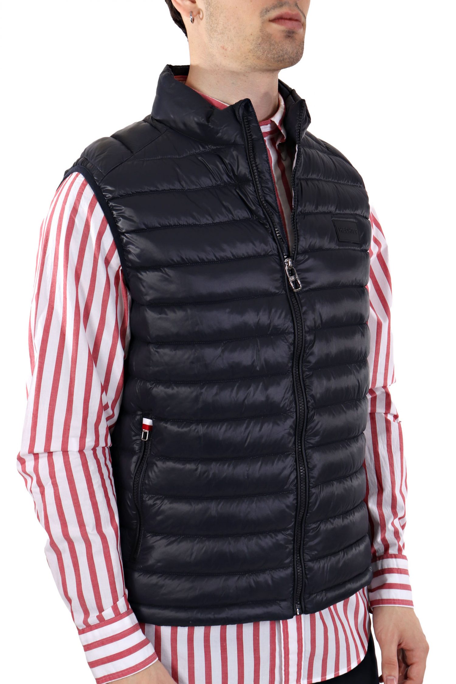 HECHTER ΜΠΟΥΦΑΝ ΑΜΑΝΙΚΟ LOGO ΜΠΛΕ ΣΚΟΥΡΟ