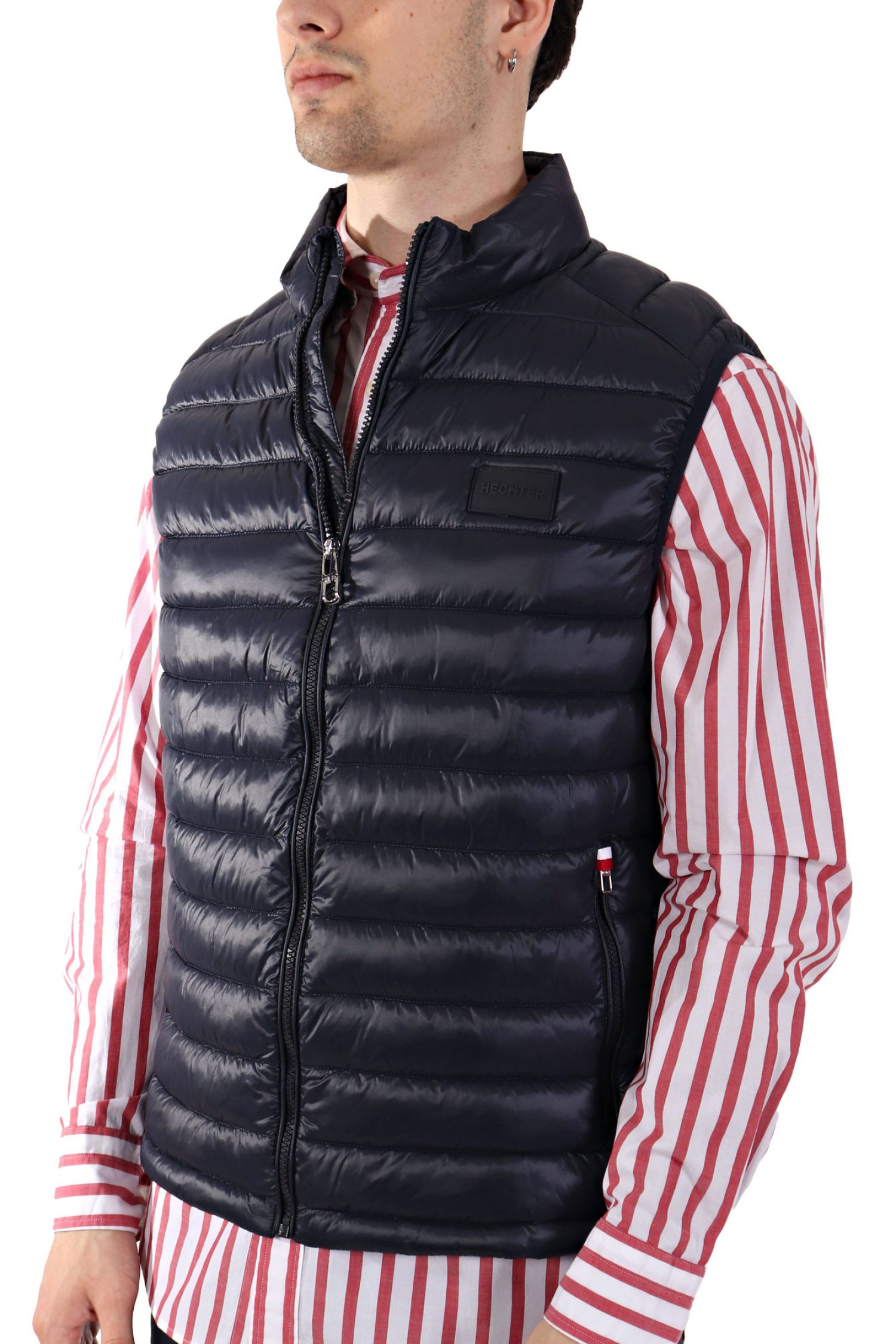 HECHTER ΜΠΟΥΦΑΝ ΑΜΑΝΙΚΟ LOGO ΜΠΛΕ ΣΚΟΥΡΟ