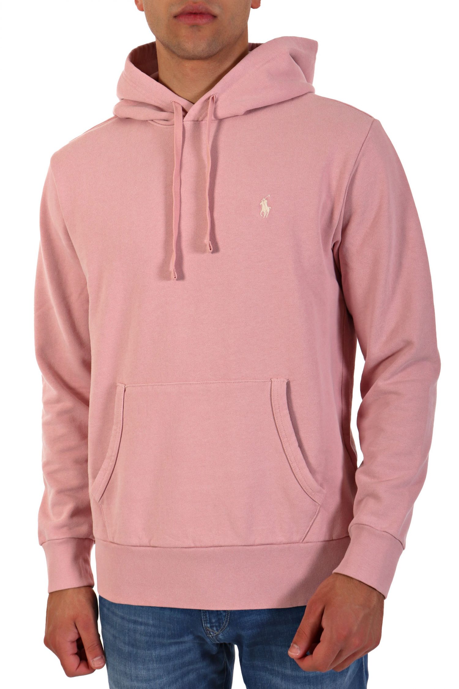 RALPH LAUREN ΦΟΥΤΕΡ HOODIE LOGO ΡΟΖ φωτογραφία