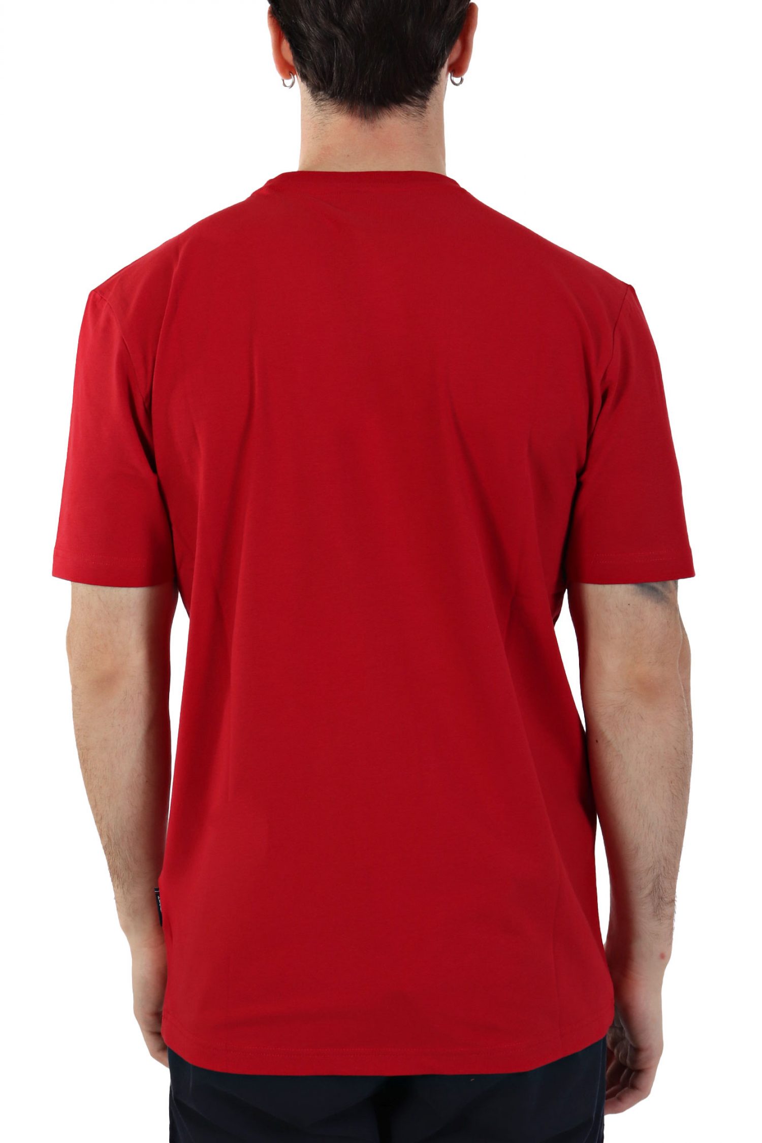 HECHTER T-SHIRT JERSEY LOGO ΑΝΑΓΛΥΦΟ ΜΙΚΡΟ ΚΟΚΚΙΝΟ φωτογραφία