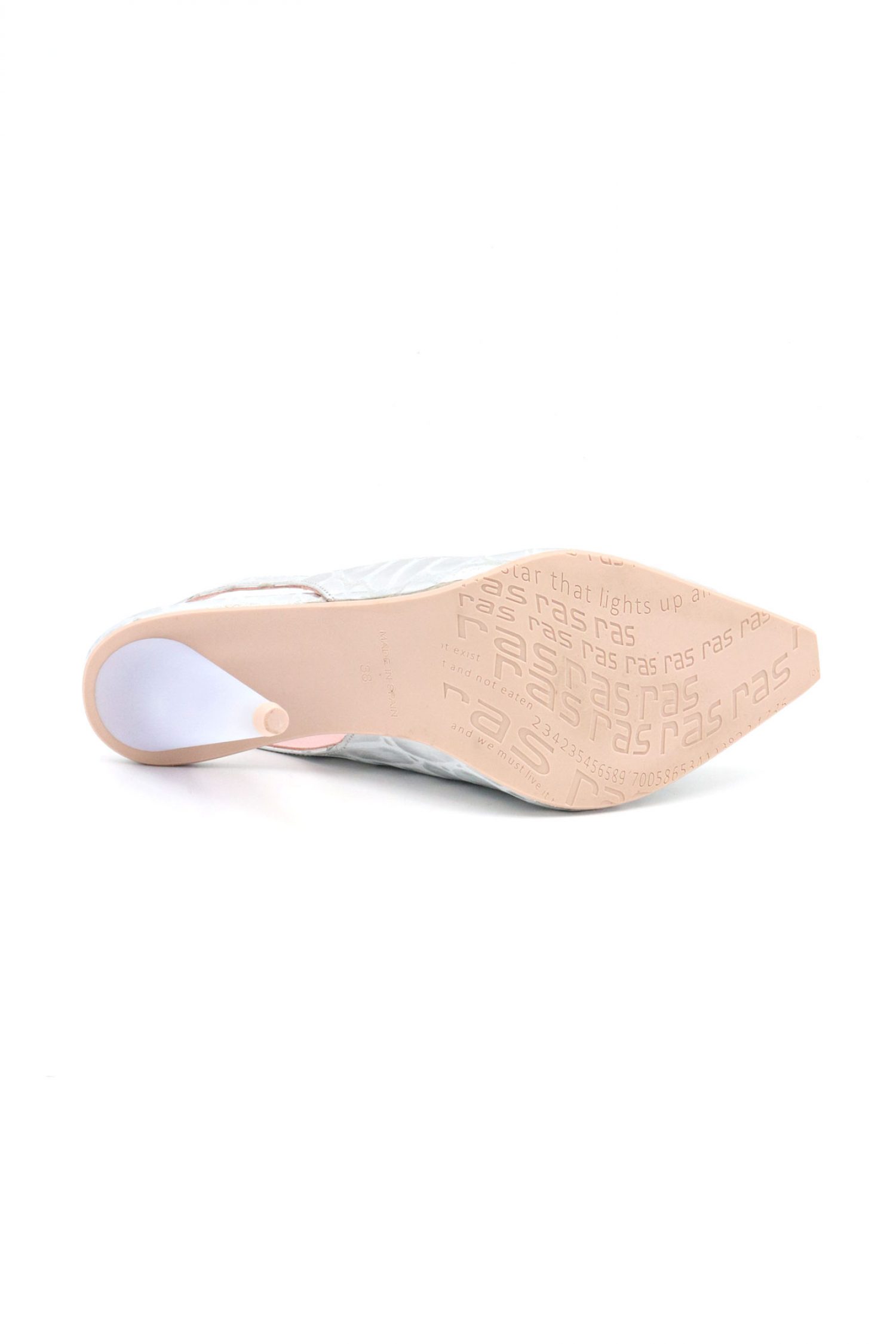 RAS ΠΑΠΟΥΤΣΙΑ MULES ΑΓΚΡΑΦΑ ΓΚΛΙΝΤΕΡ ΑΝΓΛΥΦΟ ΣΧΕΔΙΟ ΜΕΤΑΛΛΙΚΟ ΑΣΗΜΙ