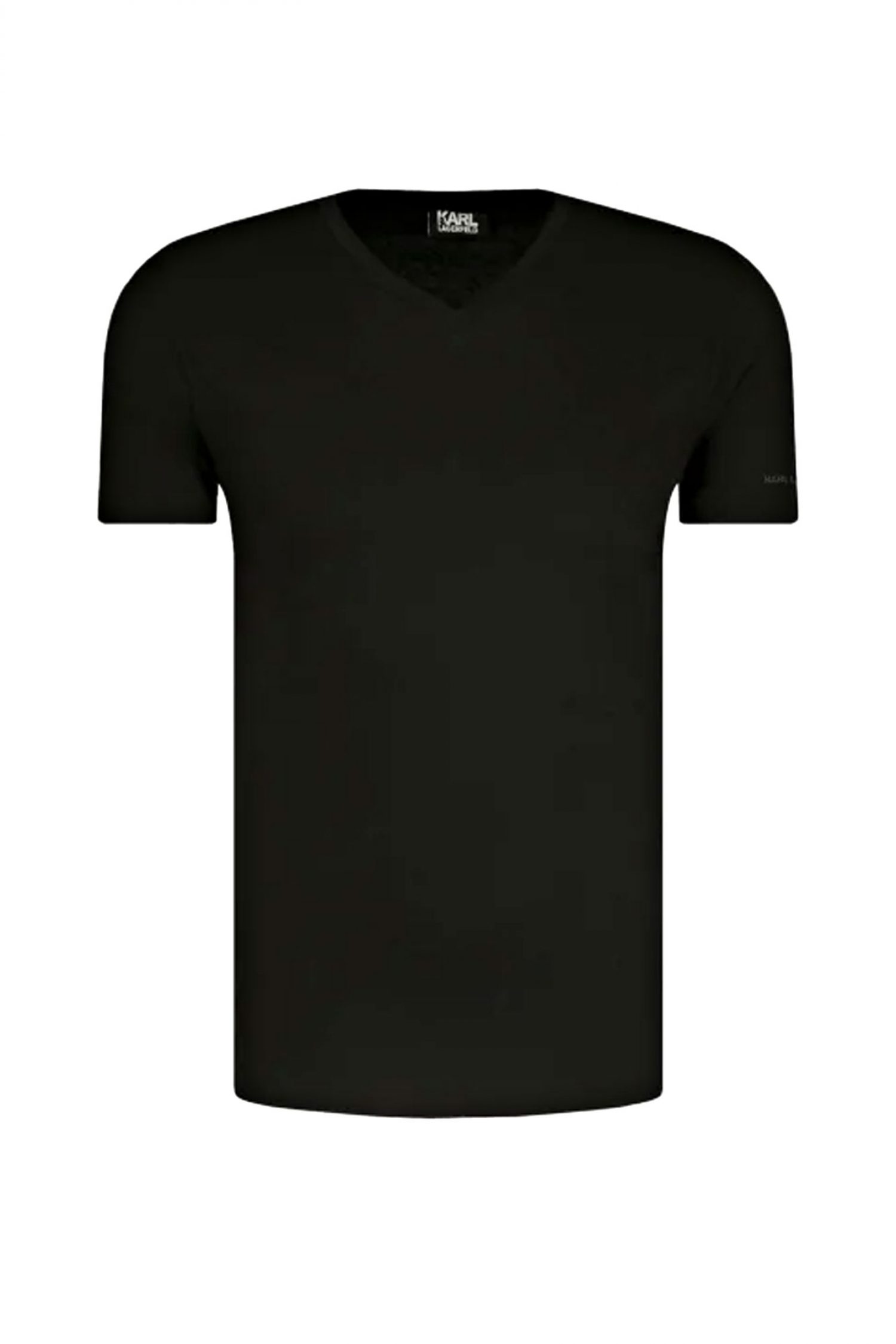 KARL LAGERFELD T-SHIRT 2PACK ΕΣΩΡΟΥΧΟ V-NECK MAYΡΟ φωτογραφία