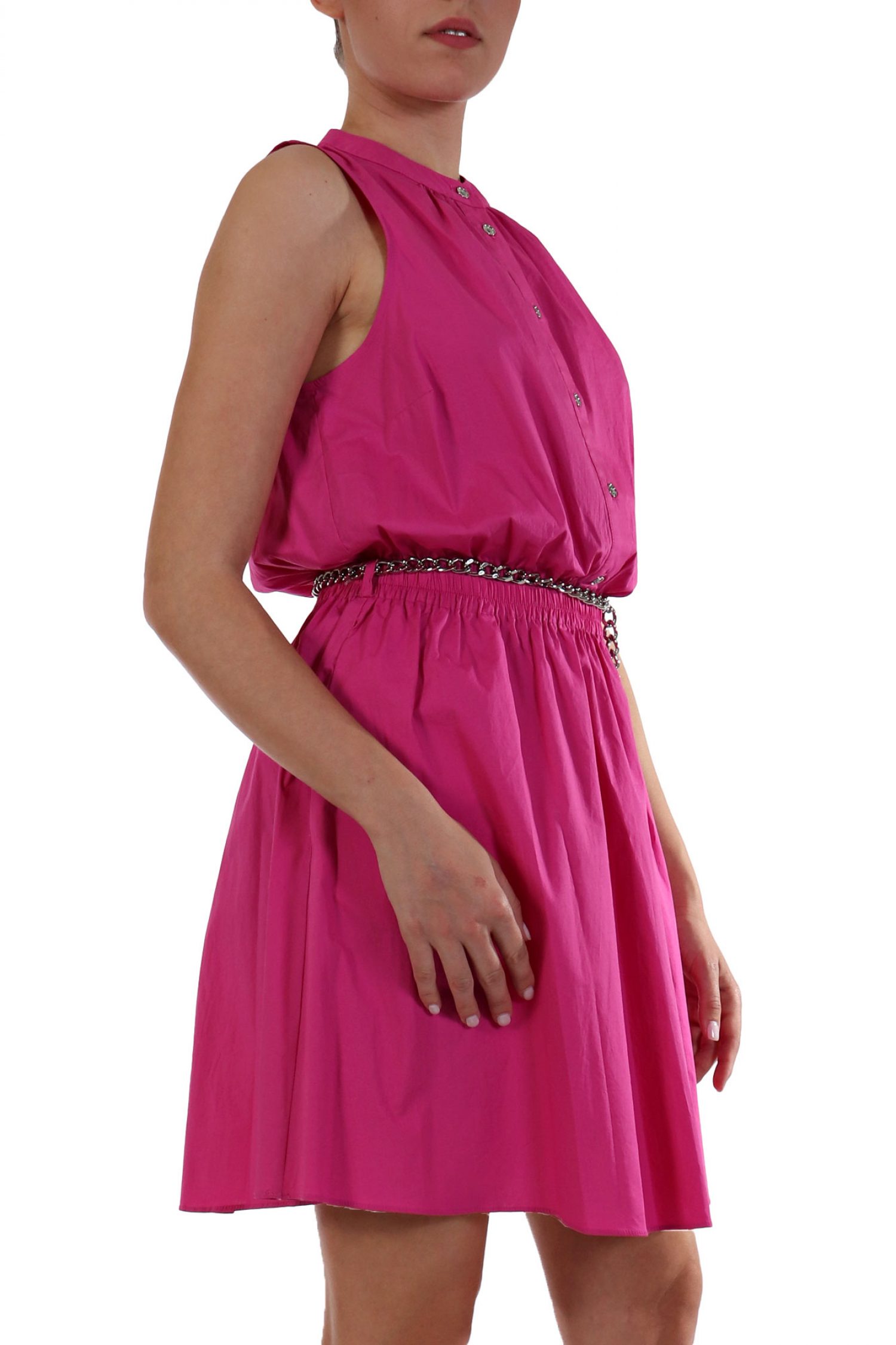 MICHAEL KORS ΦΟΡΕΜΑ MINI ΑΛΥΣΙΔΑ ΤΣΕΠΕΣ ΦΟΥΞΙΑ φωτογραφία