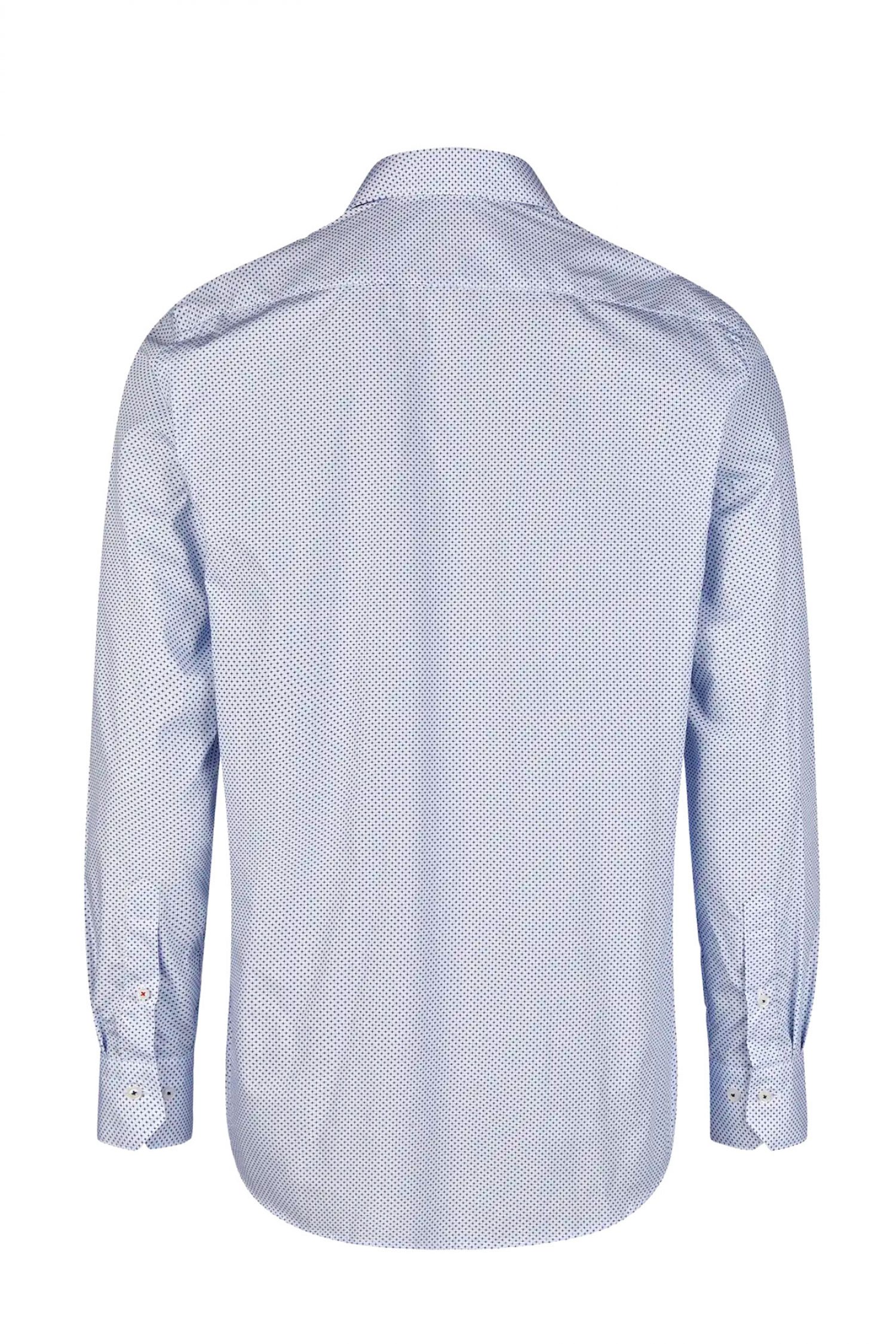 HECHTER ΠΟΥΚΑΜΙΣΟ MODERN FIT ΜΙΚΡΟΣΧΕΔΙΟ ΣΙΕΛ-ΜΠΛΕ