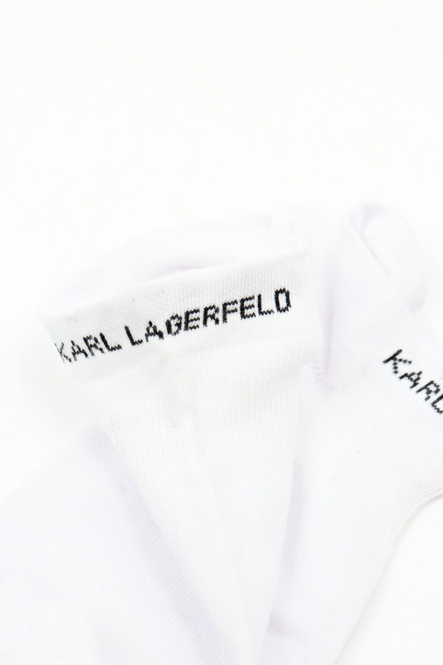 KARL LAGERFELD ΚΑΛΤΣΑΚΙΑ SNEAKERS LOGO ΛΕΥΚΟ