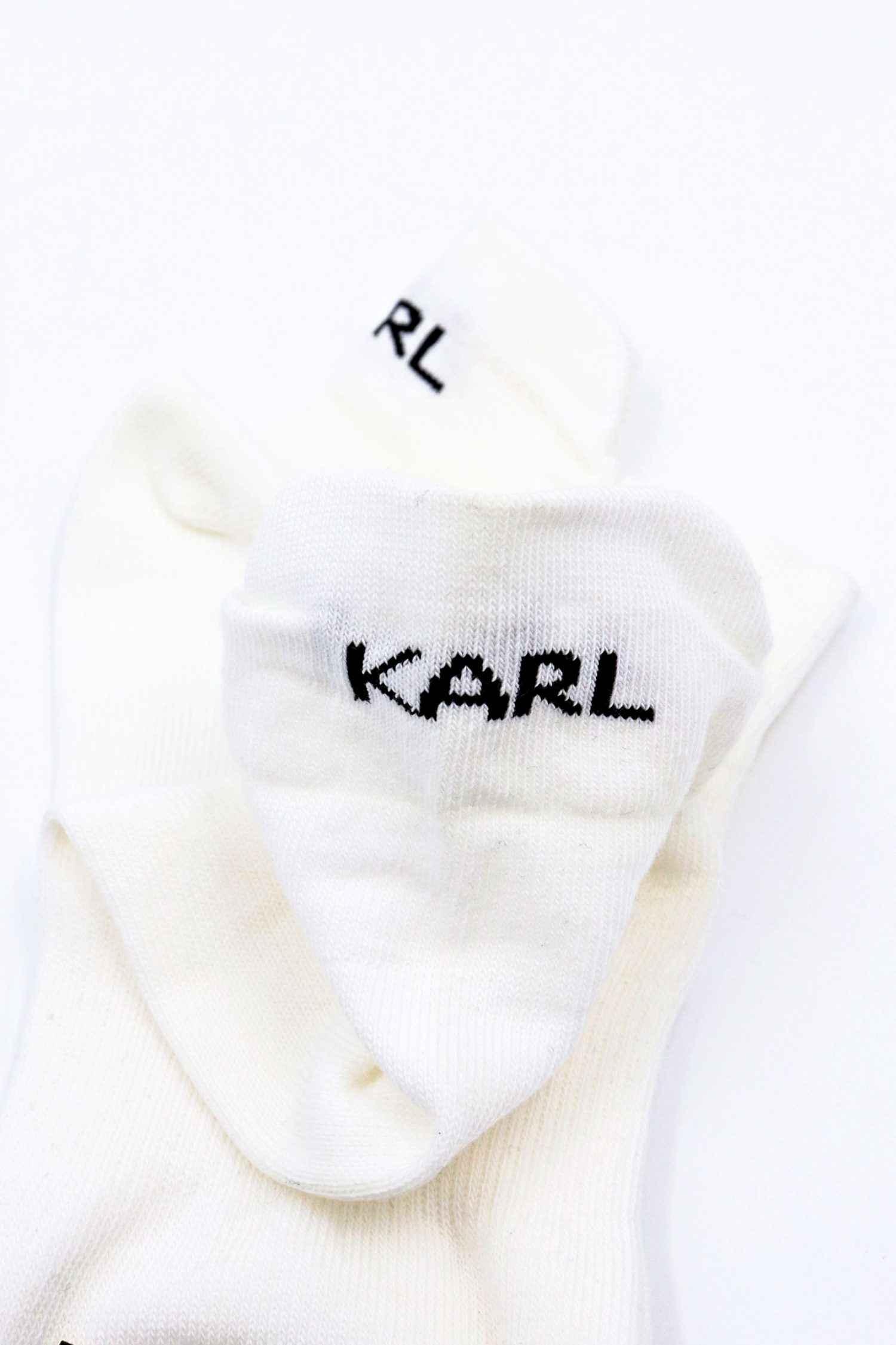 KARL LAGERFELD ΚΑΛΤΣΑΚΙΑ SNEAKERS LOGO ΛΕΥΚΟ