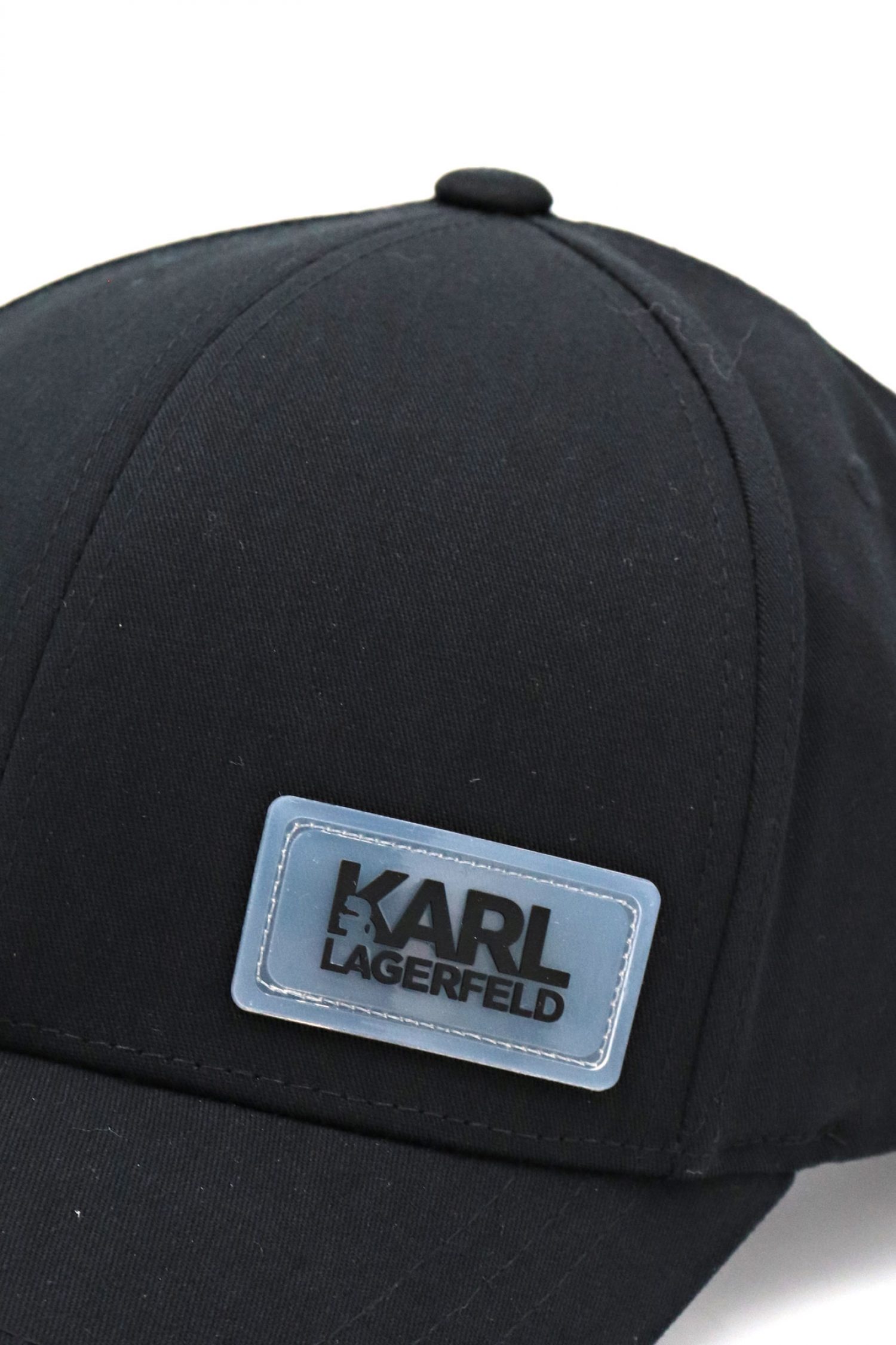 KARL LAGERFELD ΚΑΠΕΛΟ BASECAP LOGO ΜΑΥΡΟ φωτογραφία