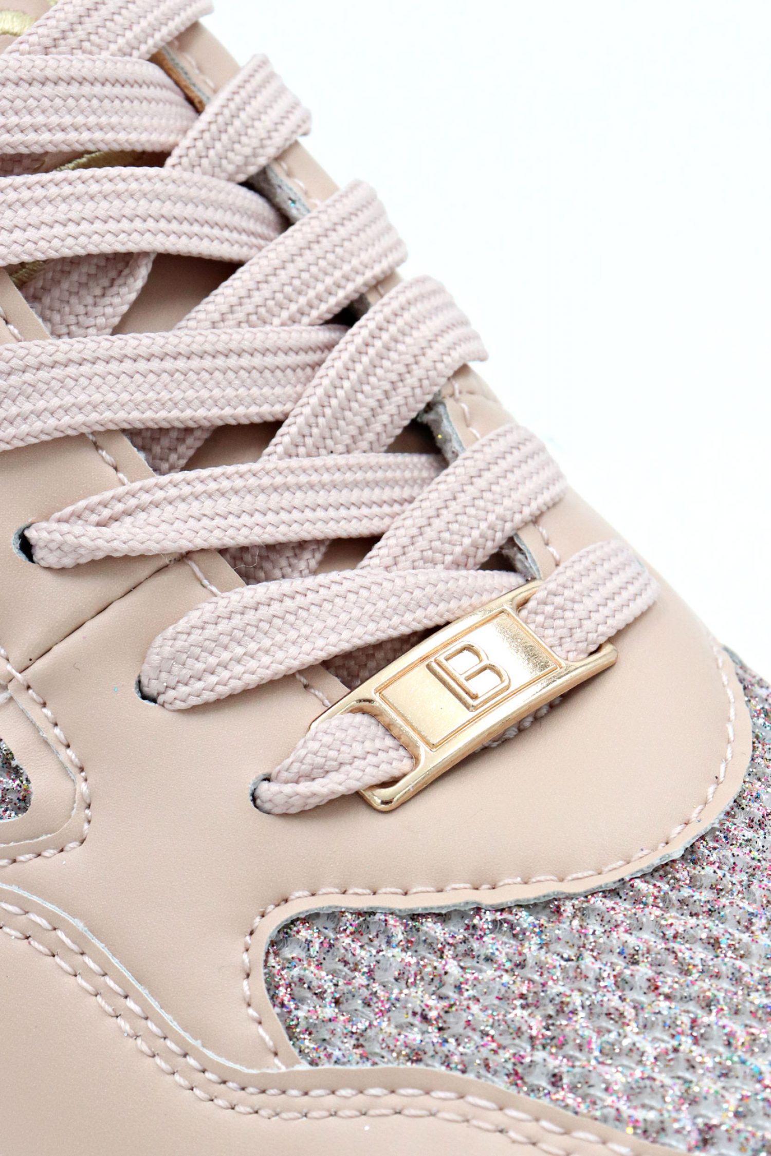 LAURA BIAGIOTTI ΠΑΠΟΥΤΣΙΑ SNEAKERS ΣΤΡΑΣ LOGO MΠΕΖ φωτογραφία