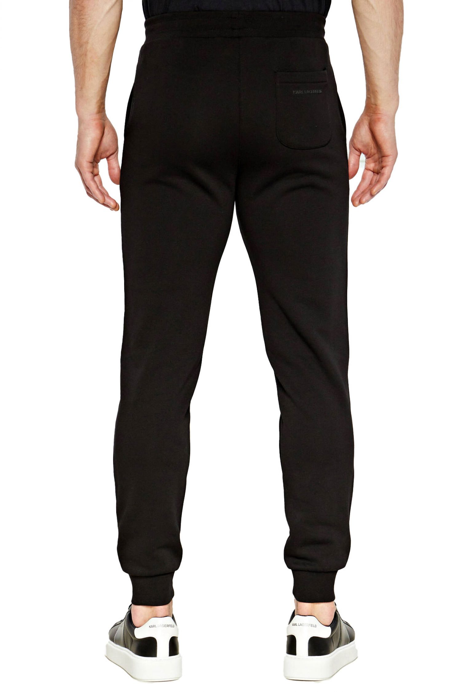 KARL LAGERFELD ΠΑΝΤΕΛΟΝΙ ΦΟΡΜΑ LOGO ΜΑΥΡΟ φωτογραφία