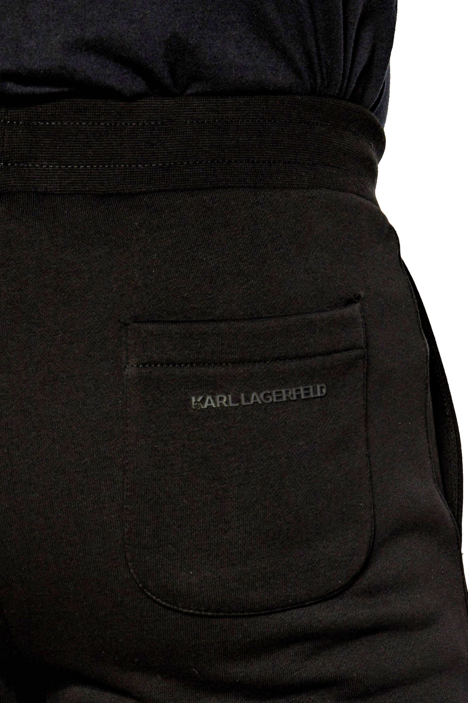 KARL LAGERFELD ΠΑΝΤΕΛΟΝΙ ΦΟΡΜΑ LOGO ΜΑΥΡΟ φωτογραφία