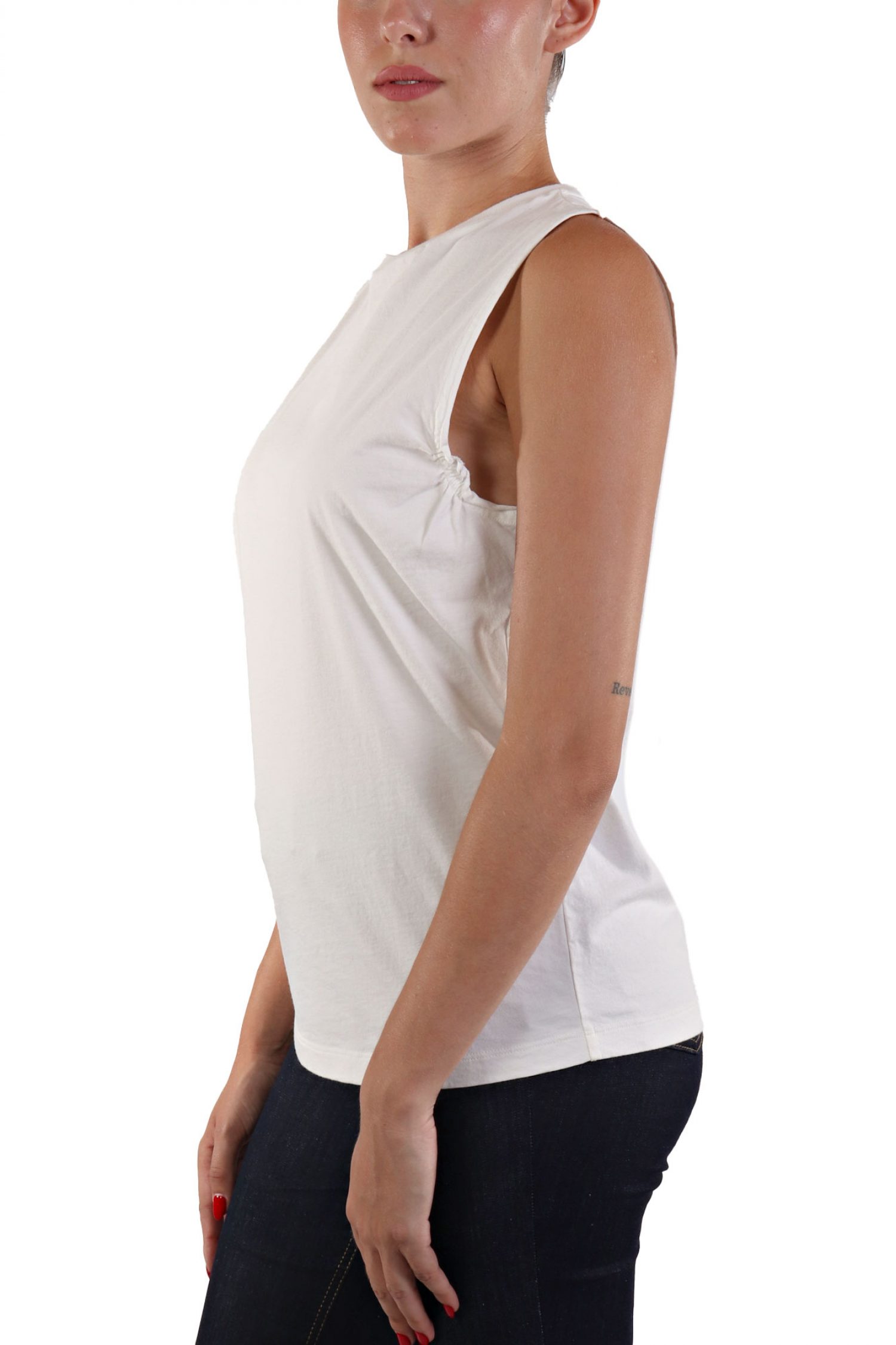 PINKO TARA T-SHIRT VINTAGE ΛΕΥΚΟ φωτογραφία