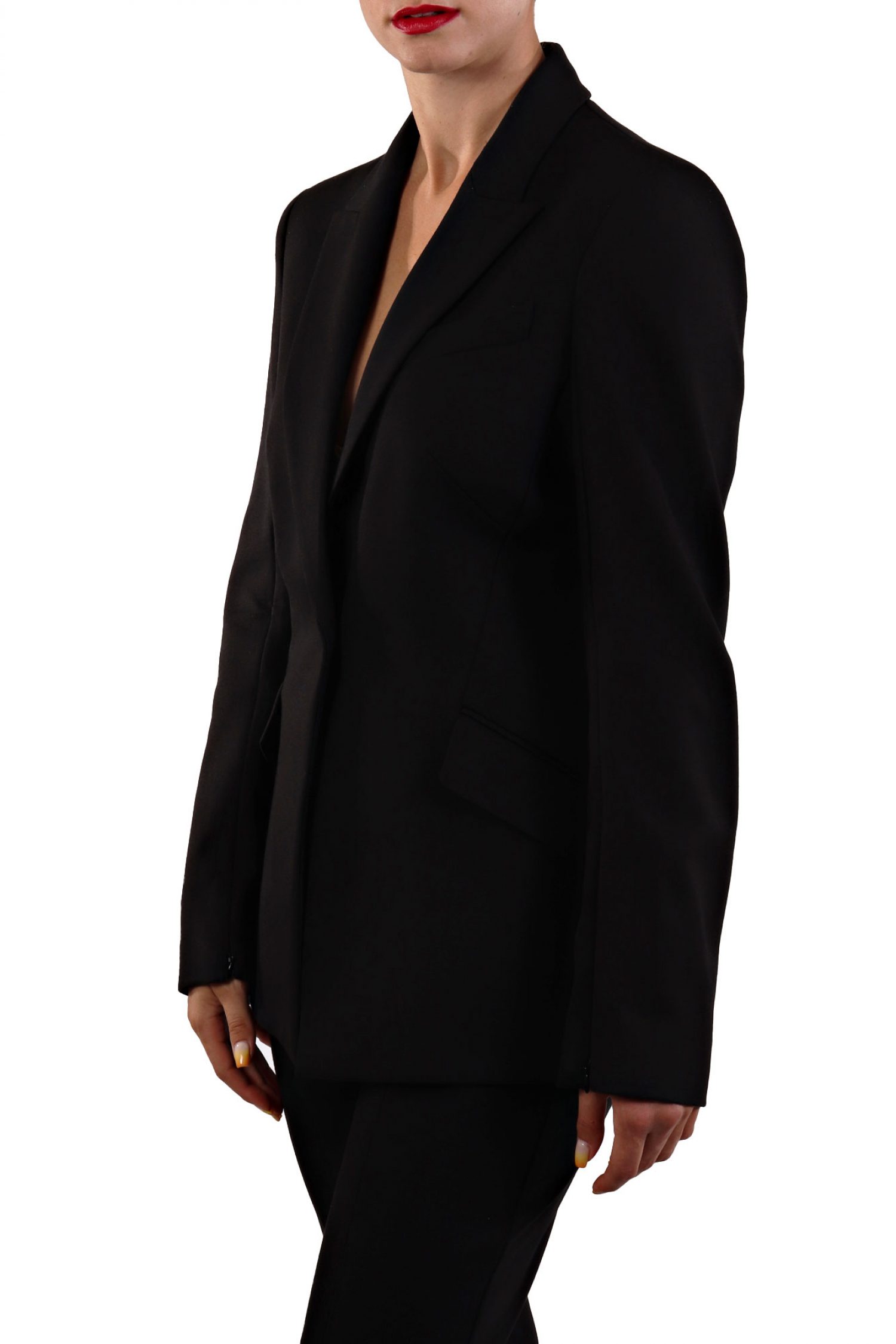 KARL LAGERFELD ΣΑΚΑΚΙ PUNTO ΦΕΡΜΟΥΑΡ ΜΑΝΙΚΙ ΜΑΥΡΟ φωτογραφία