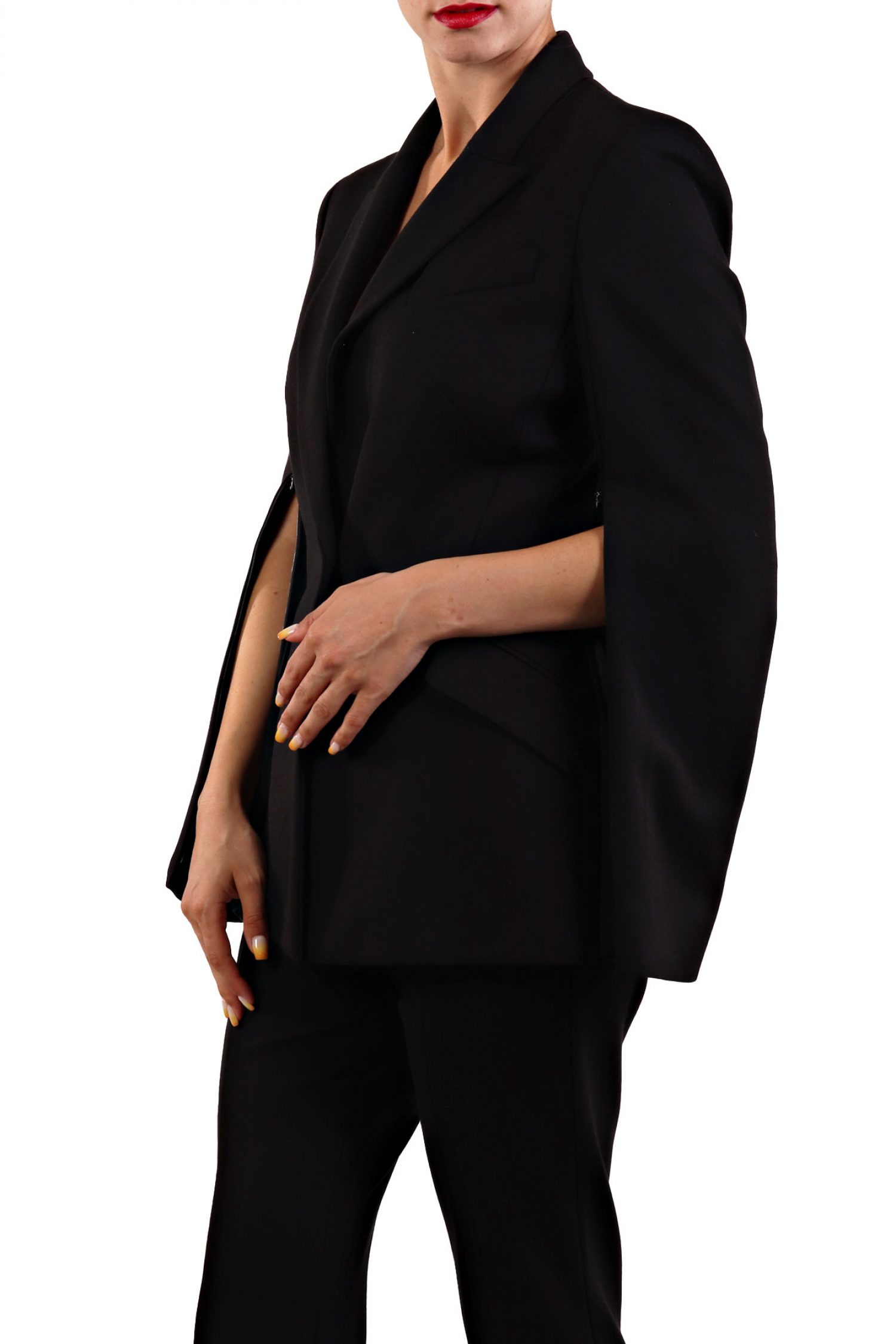 KARL LAGERFELD ΣΑΚΑΚΙ PUNTO ΦΕΡΜΟΥΑΡ ΜΑΝΙΚΙ ΜΑΥΡΟ φωτογραφία