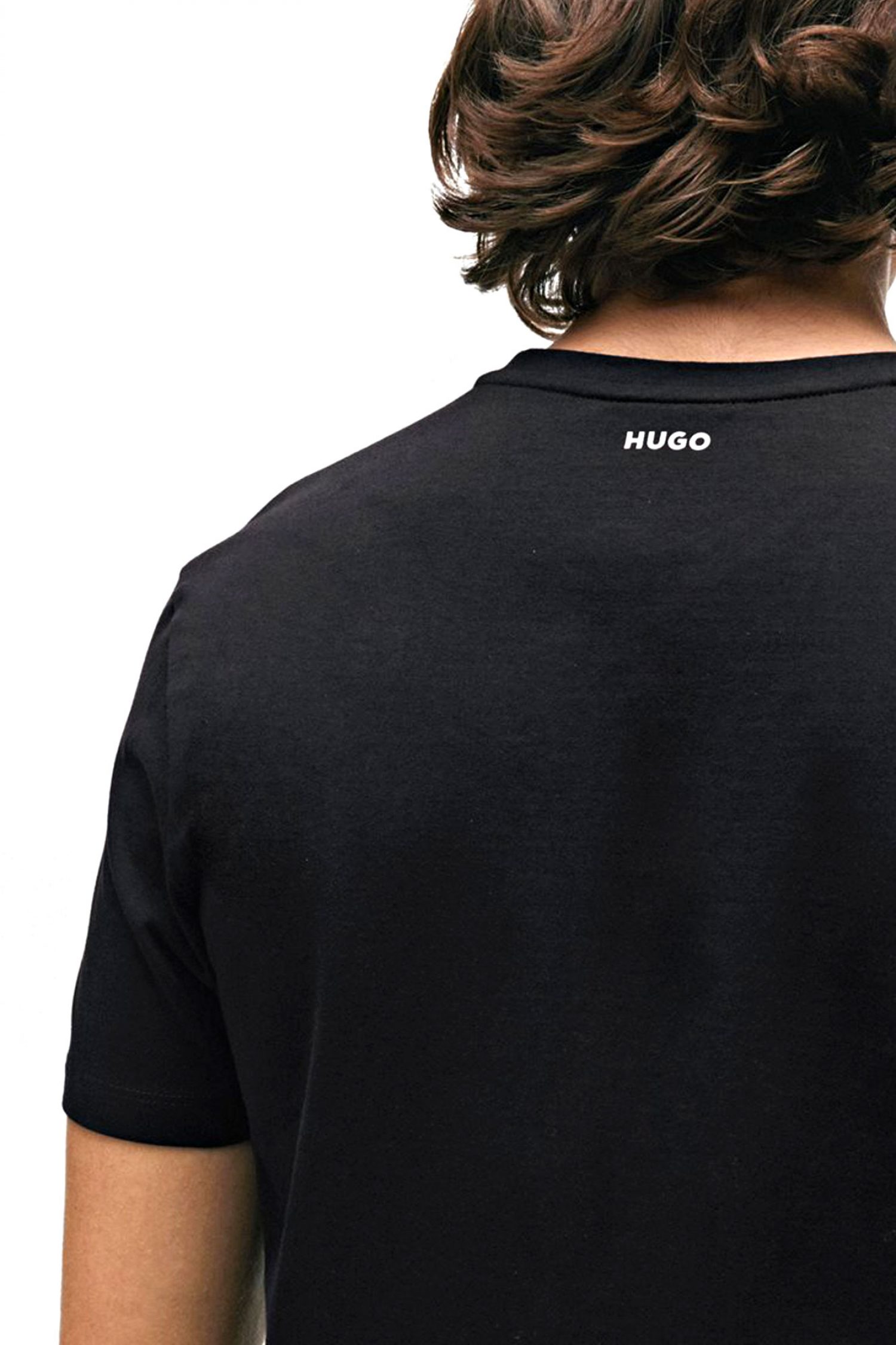 HUGO T-SHIRT ΕΣΩΡΟΥΧΑ DOUBLE PACK HUGO-V ΜΑΥΡΟ φωτογραφία
