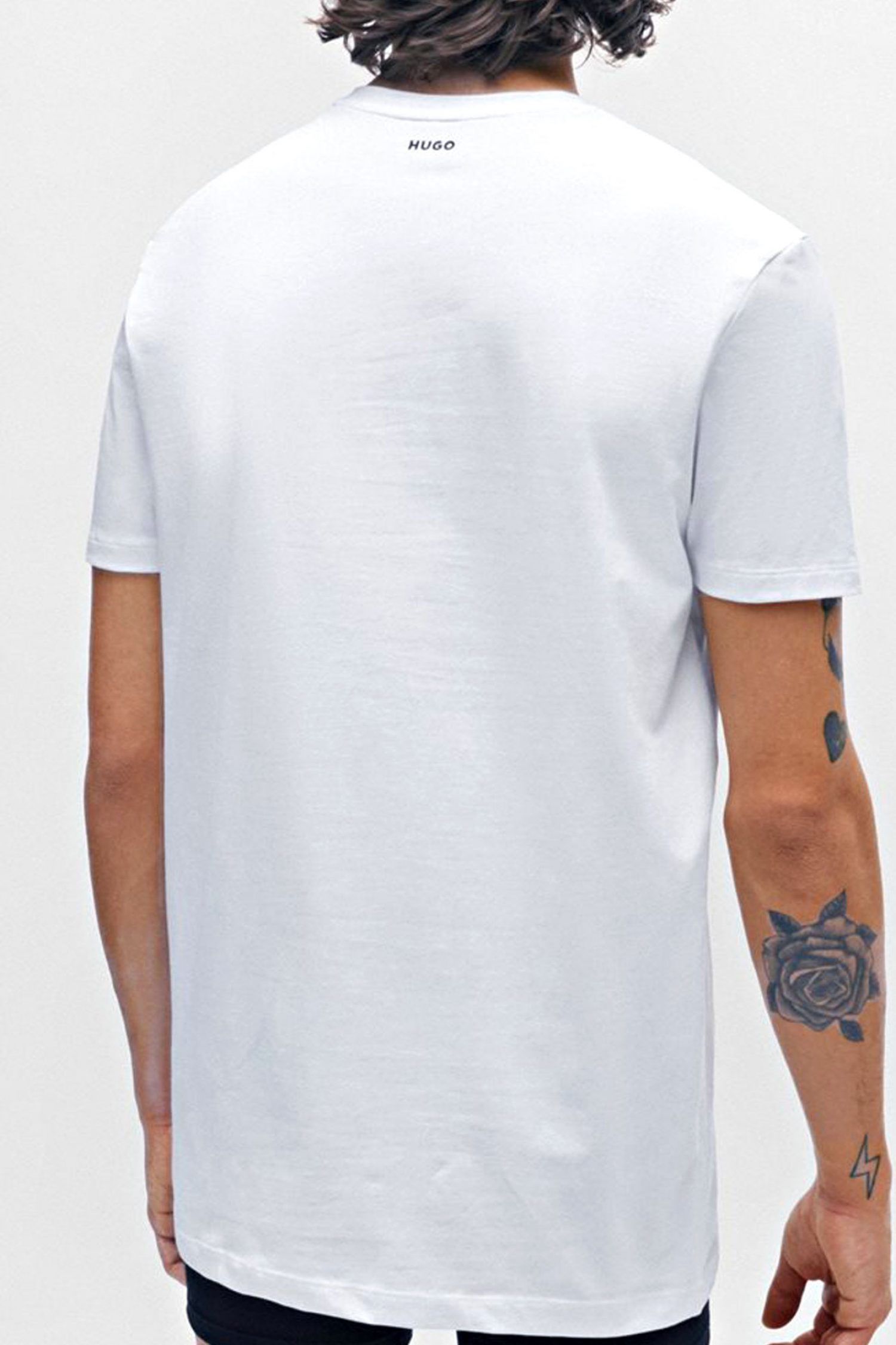 HUGO T-SHIRT ΕΣΩΡΟΥΧΑ DOUBLE PACK HUGO-V ΛΕΥΚΟ