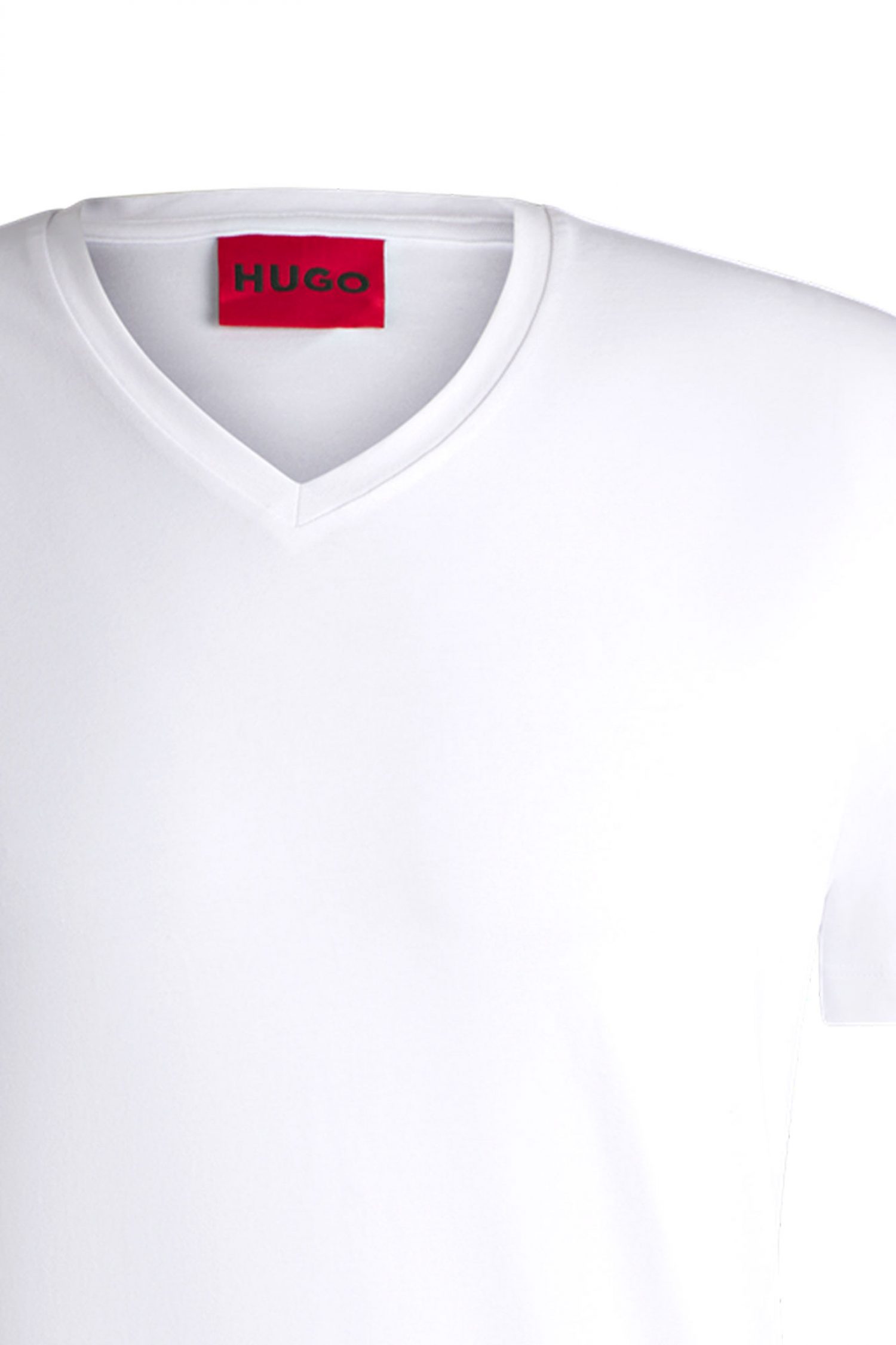 HUGO T-SHIRT ΕΣΩΡΟΥΧΑ DOUBLE PACK HUGO-V ΛΕΥΚΟ