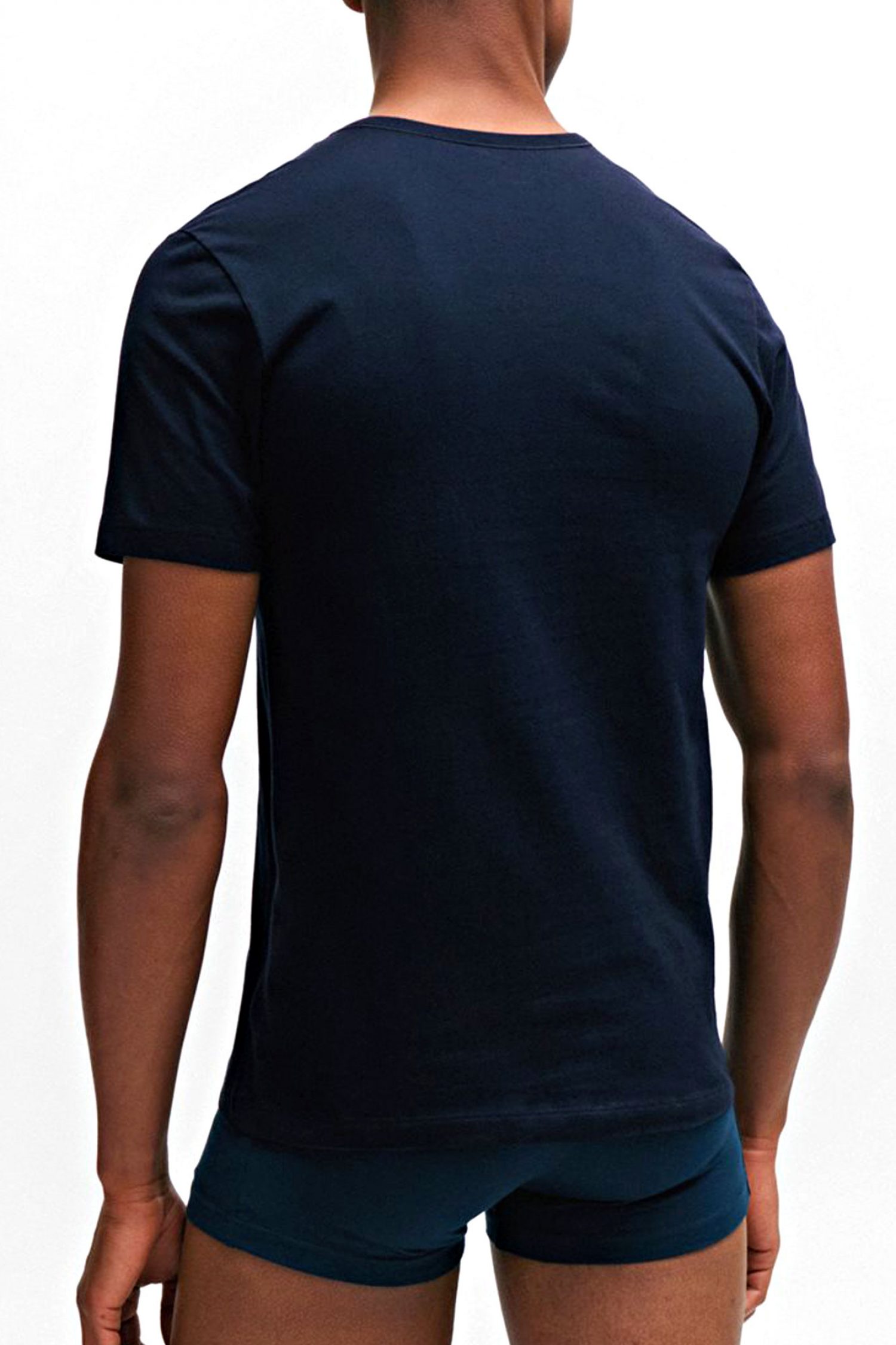 BOSS ΕΣΩΡΟΥΧΟ T-SHIRT CREW NECK REGULARFIT T-SHIRT RN 3P CLASSIC ΜΑΥΡΟ-ΛΕΥΚΟ-ΓΚΡΙ