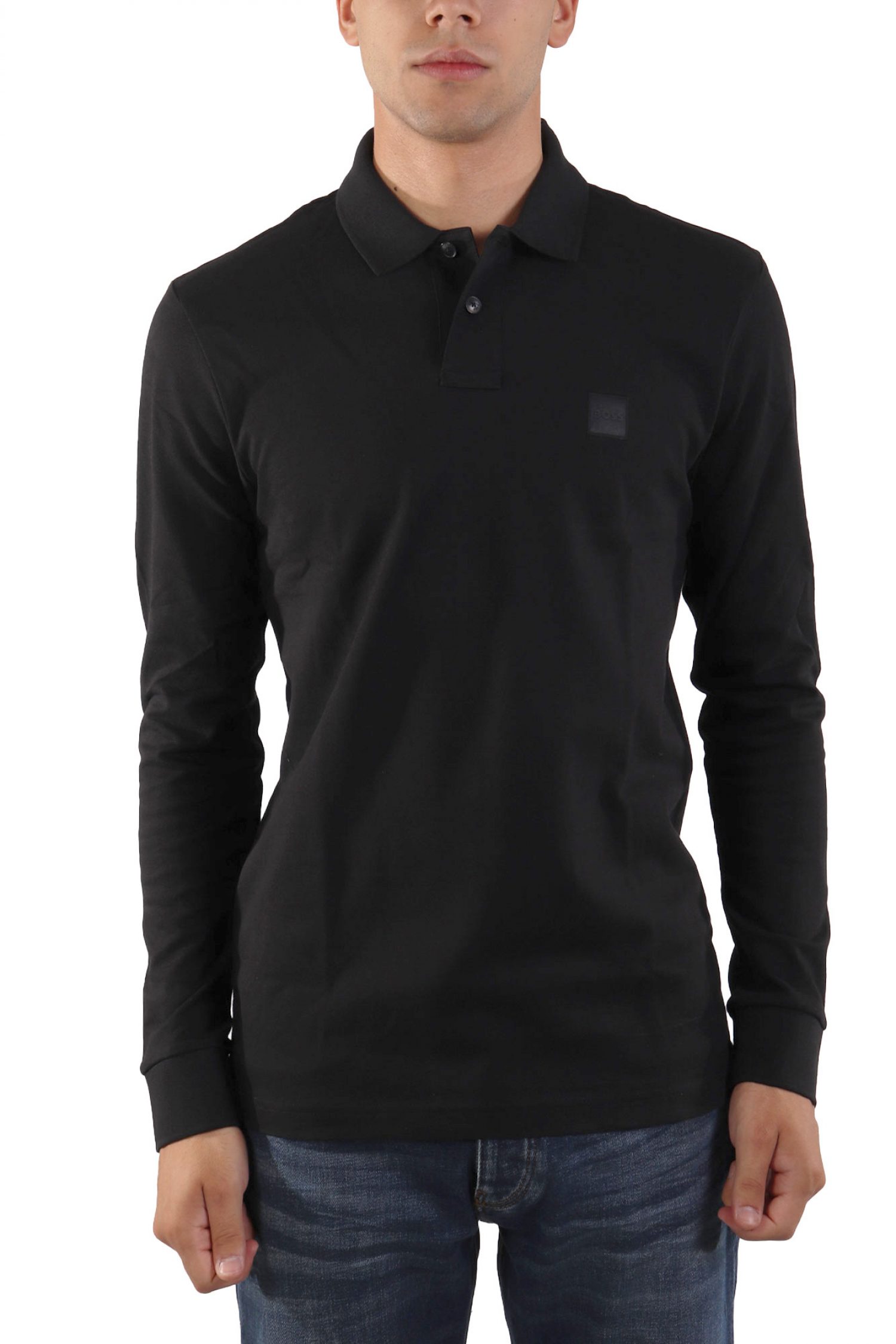 BOSS CASUAL POLO PASSERBY ΜΑΥΡΟ φωτογραφία