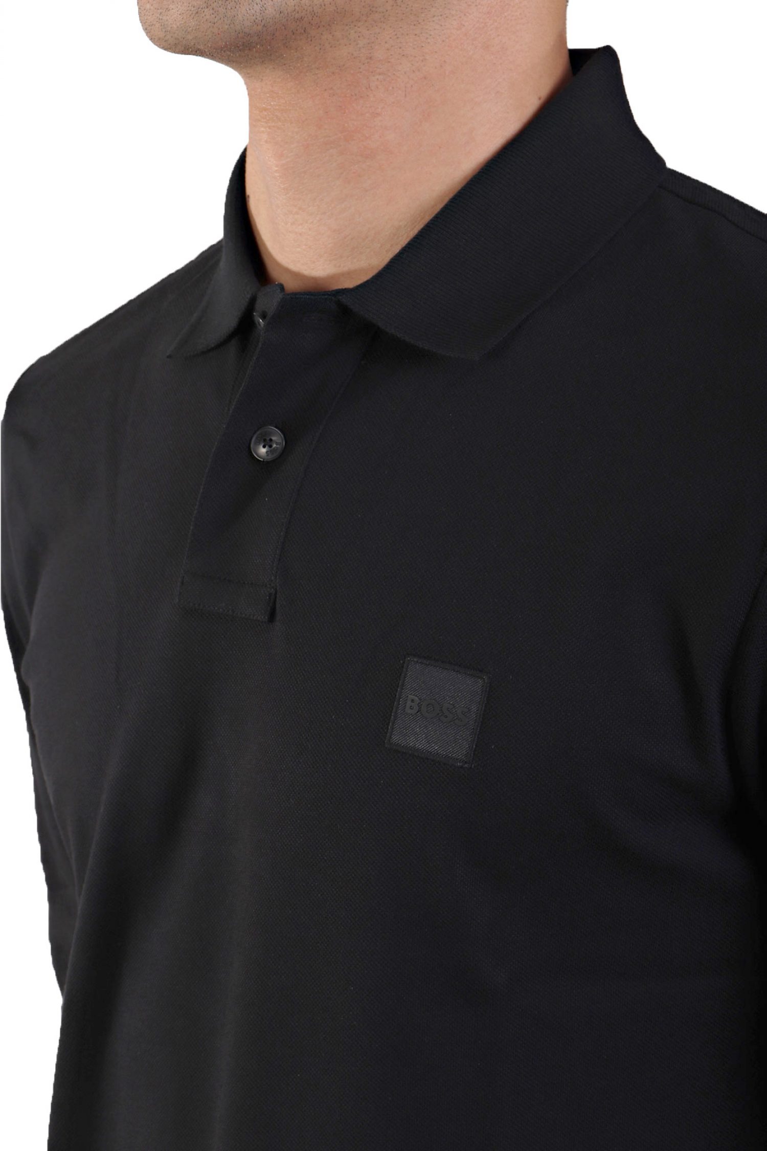 BOSS CASUAL POLO PASSERBY ΜΑΥΡΟ φωτογραφία