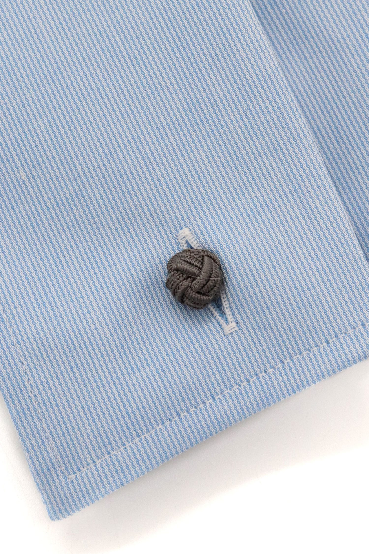 BOSS ΠΟΥΚΑΜΙΣΟ ΜΑΝΙΚΕΤΟΚΟΥΜΠΟ SLIM FIT EASY IRON H-HANK-SPREAD-DC-214 ΣΙΕΛ