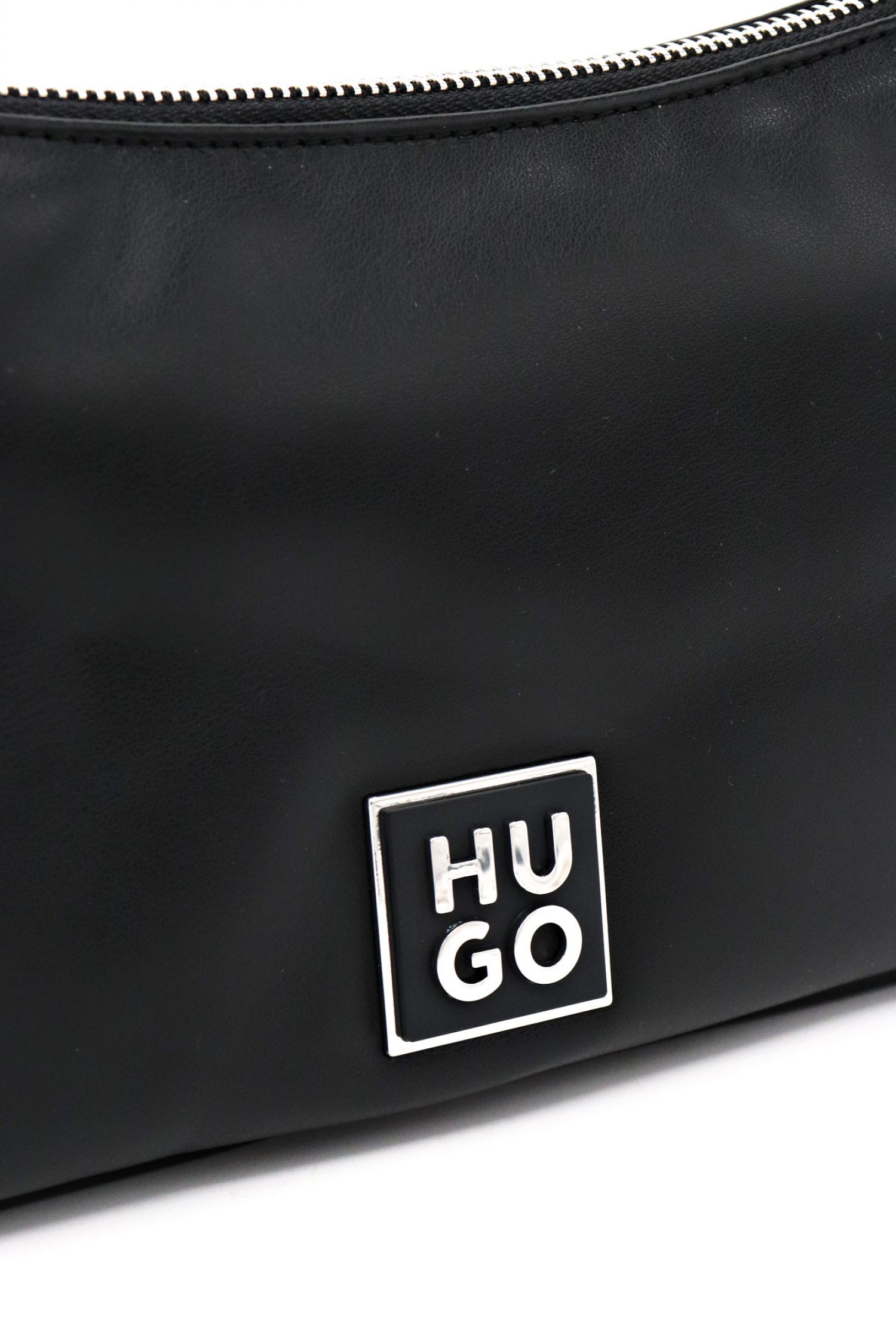 HUGO ΤΣΑΝΤΑ ΩΜΟΥ MEL HOBO-TW LOGO ΜΕΤΑΛΛΙΚΟ ΜΑΥΡΟ