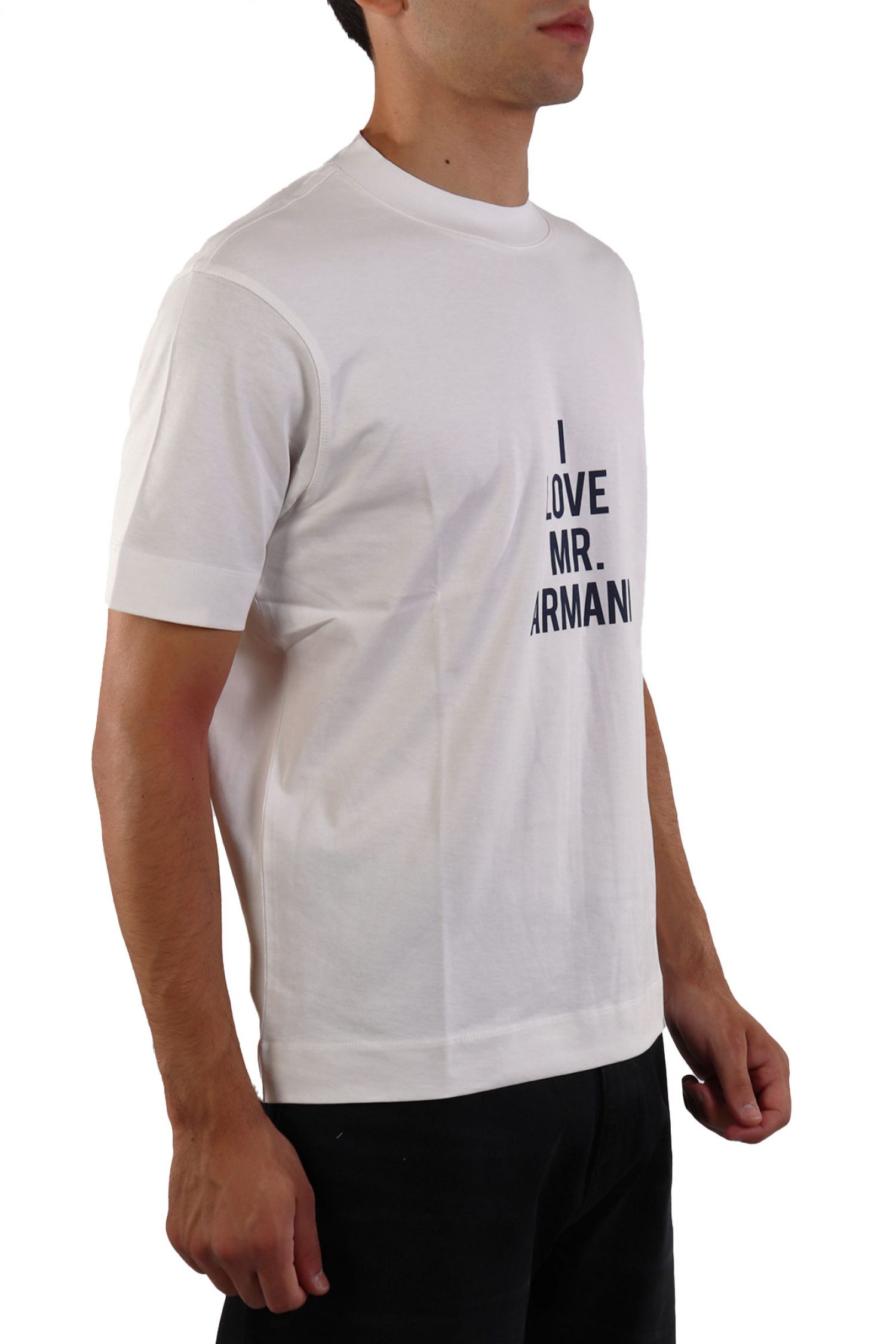 EMPORIO ARMANI T-SHIRT LOGO ΕΚΡΟΥ φωτογραφία