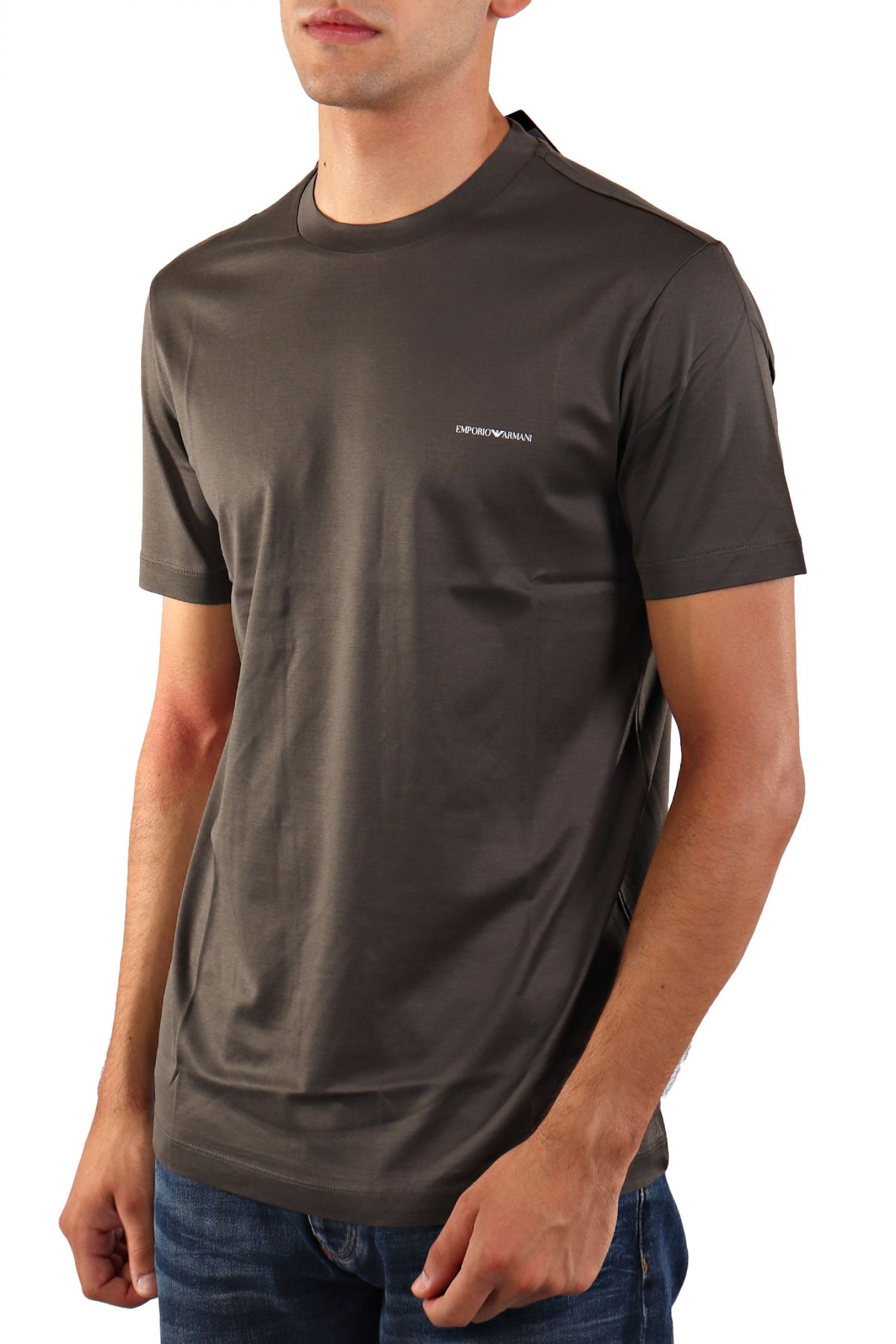 EMPORIO ARMANI T-SHIRT LOGO XAKI φωτογραφία