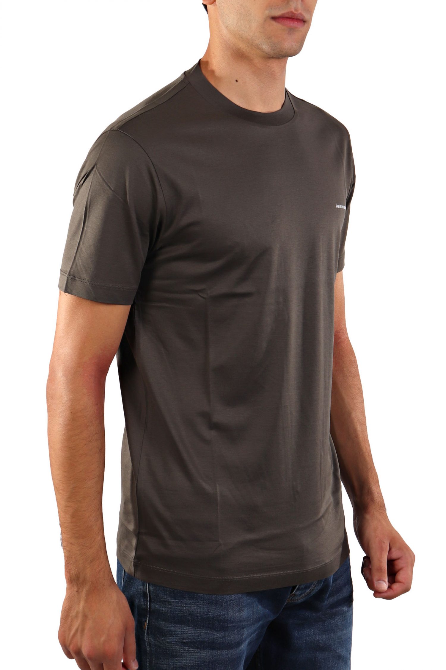 EMPORIO ARMANI T-SHIRT LOGO XAKI φωτογραφία