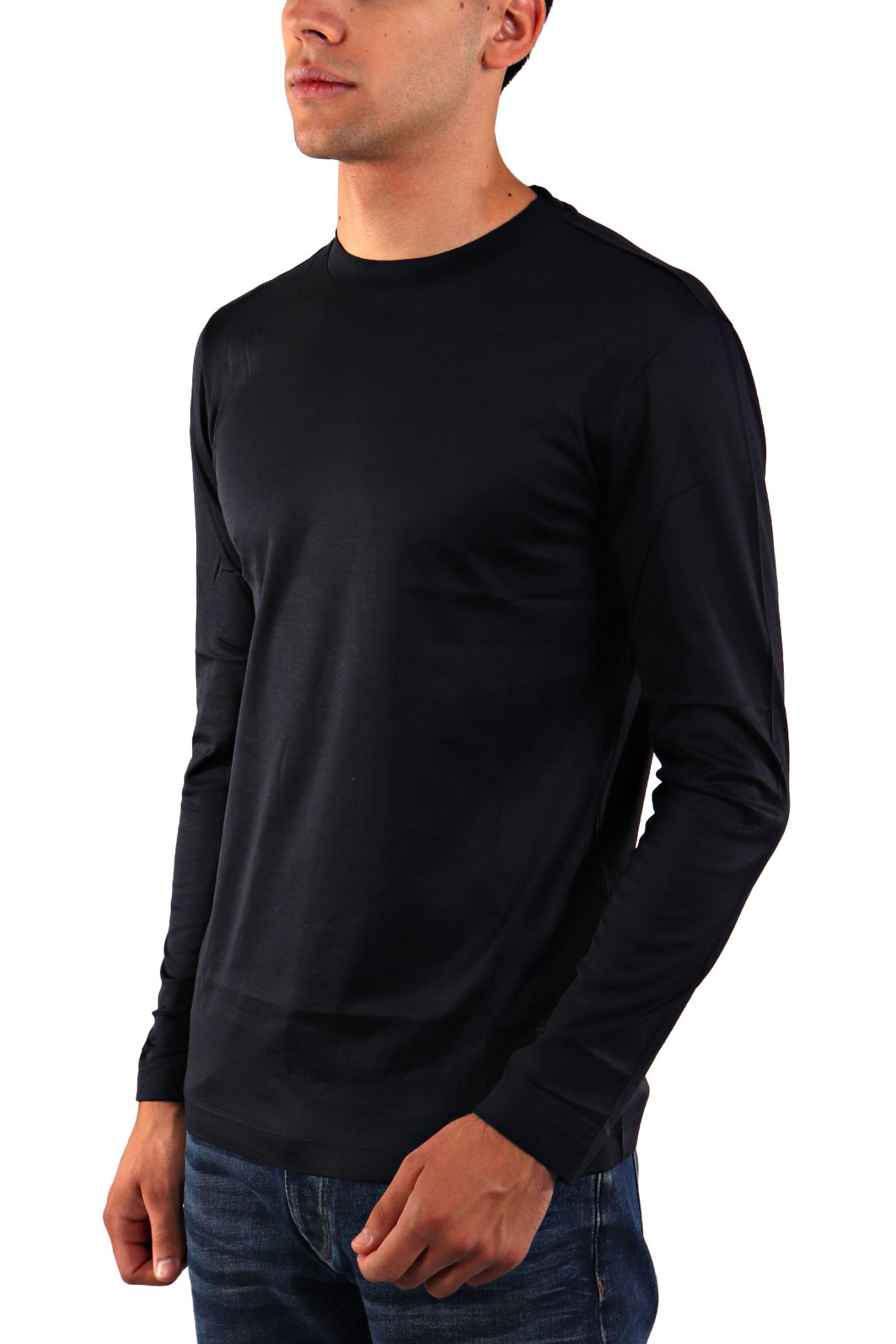 EMPORIO ARMANI T-SHIRT LOGO ΜΠΛΕ