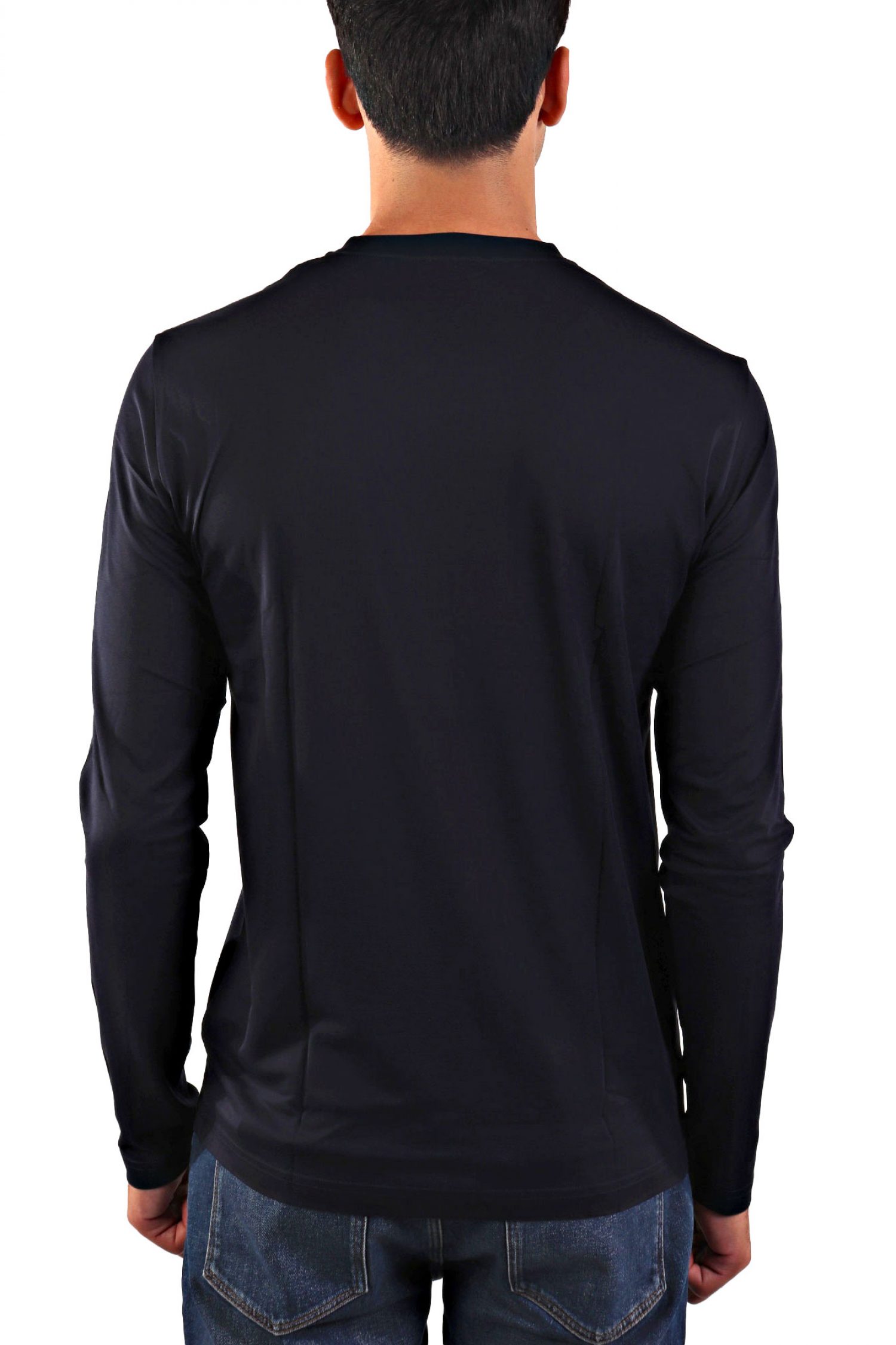 ARMANI 7 T-SHIRT LOGO ΜΠΛΕ