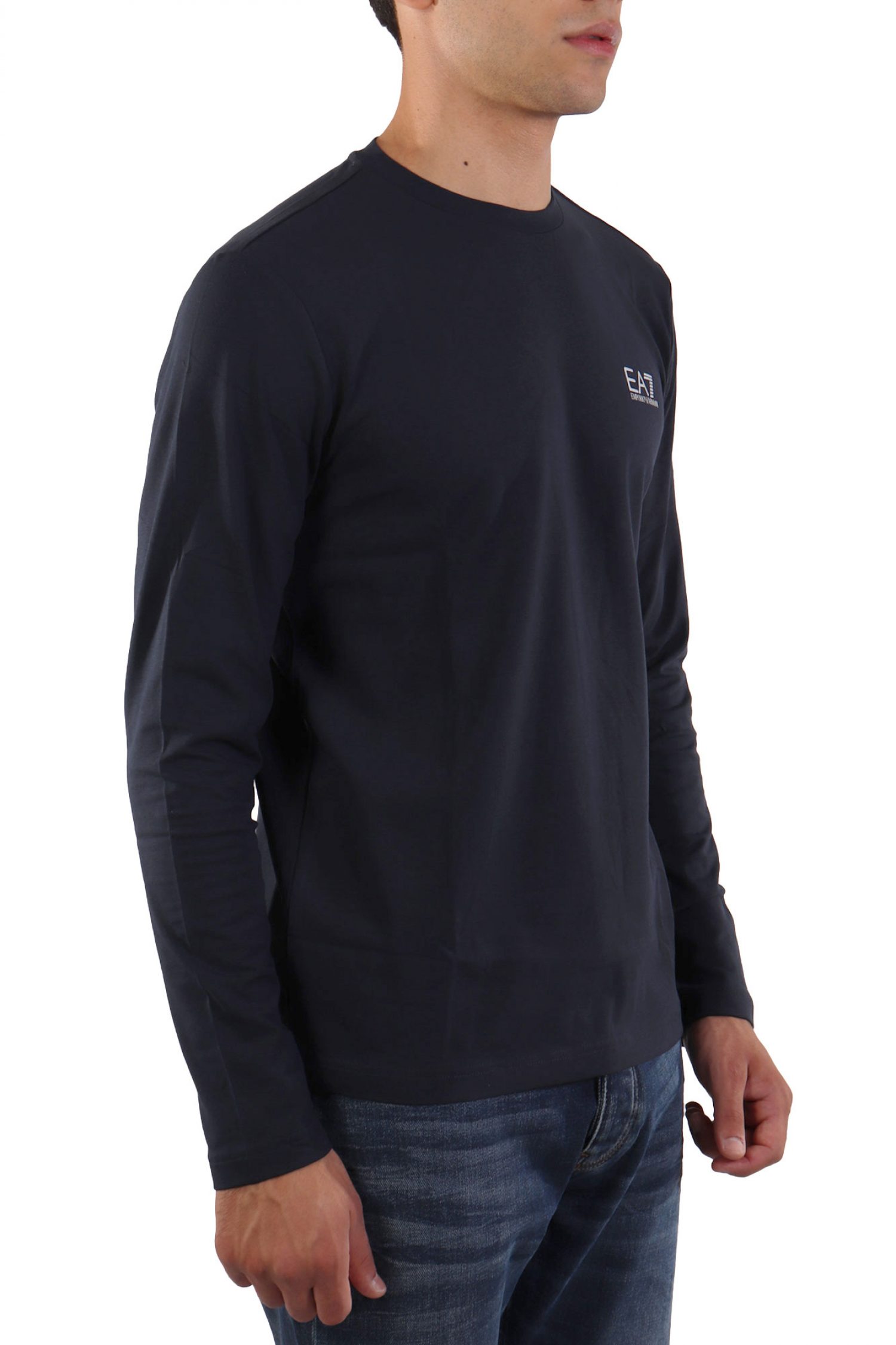 ARMANI 7 T-SHIRT LOGO ΜΠΛΕ