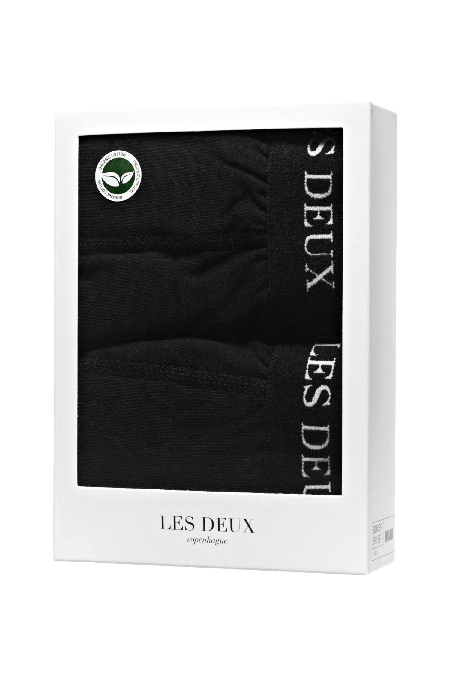 LES DEUX ΕΣΩΡΟΥΧΑ 2P BOXER ΜΑΥΡΟ